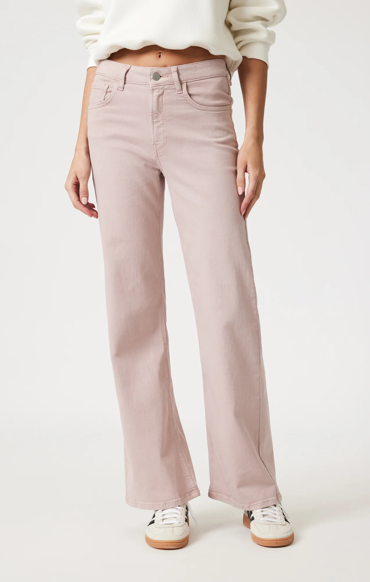 ALENA WIDE LEG IN WOODROSE FLEX BLUE - Image 6