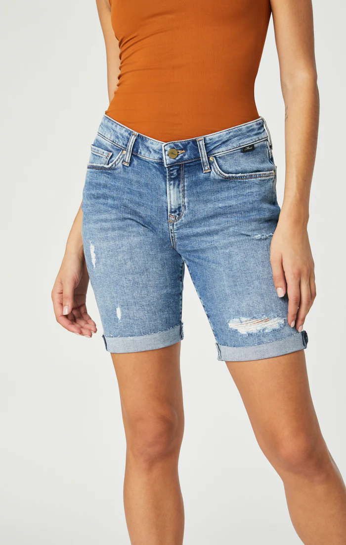 ALEXIS SHORTS IN RIPPED & FRINGE VINTAGE - Image 4
