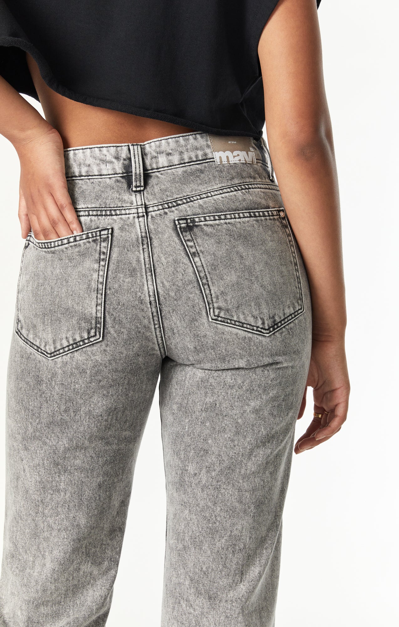 BARCELONA WIDE LEG IN LIGHT SMOKE TRUE BLUE - Image 5