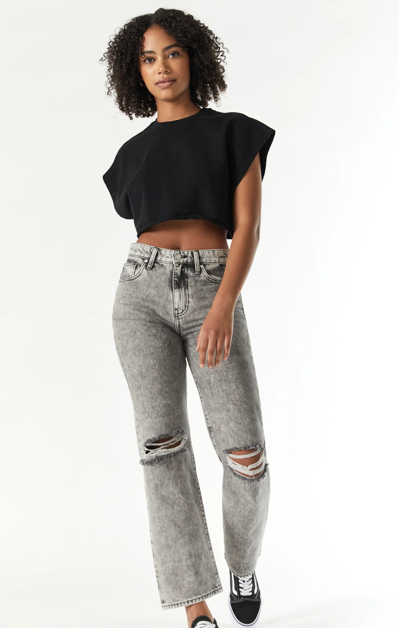 BARCELONA WIDE LEG IN LIGHT SMOKE TRUE BLUE - Image 6