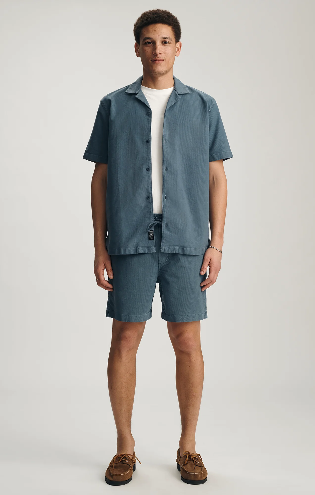 DRAWSTRING SHORTS IN FLINT STONE - Image 4