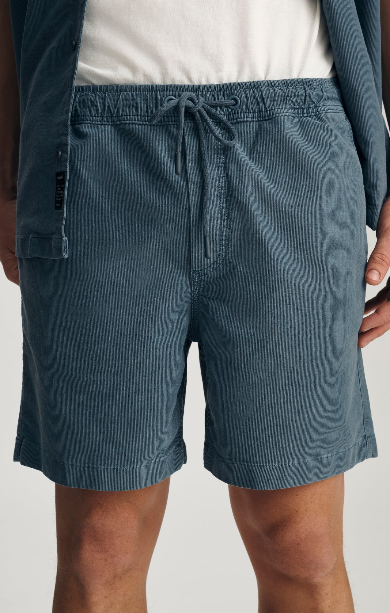 DRAWSTRING SHORTS IN FLINT STONE - Image 6