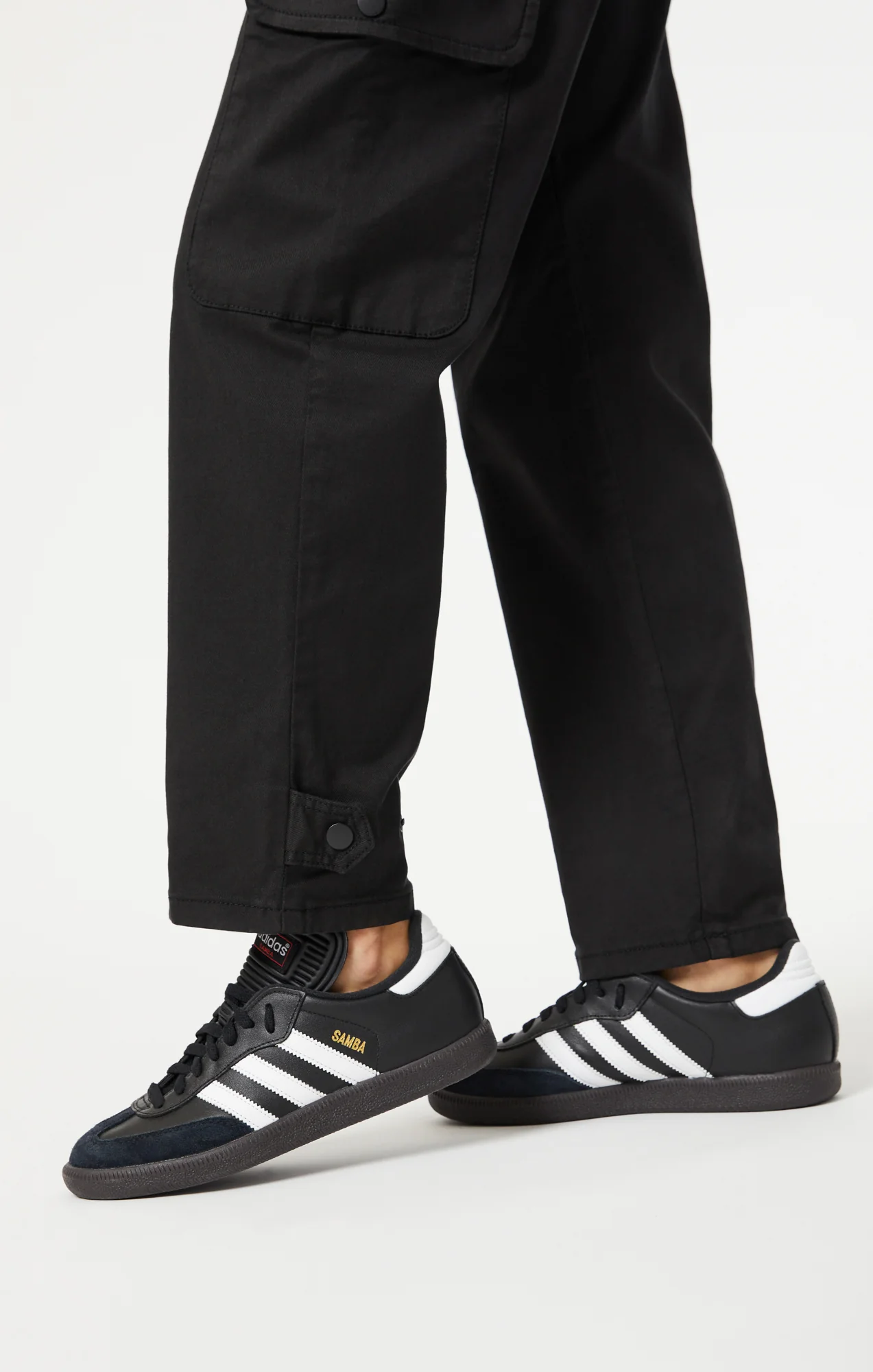 ELSIE CARGO PANTS IN BLACK LUXE TWILL - Image 6