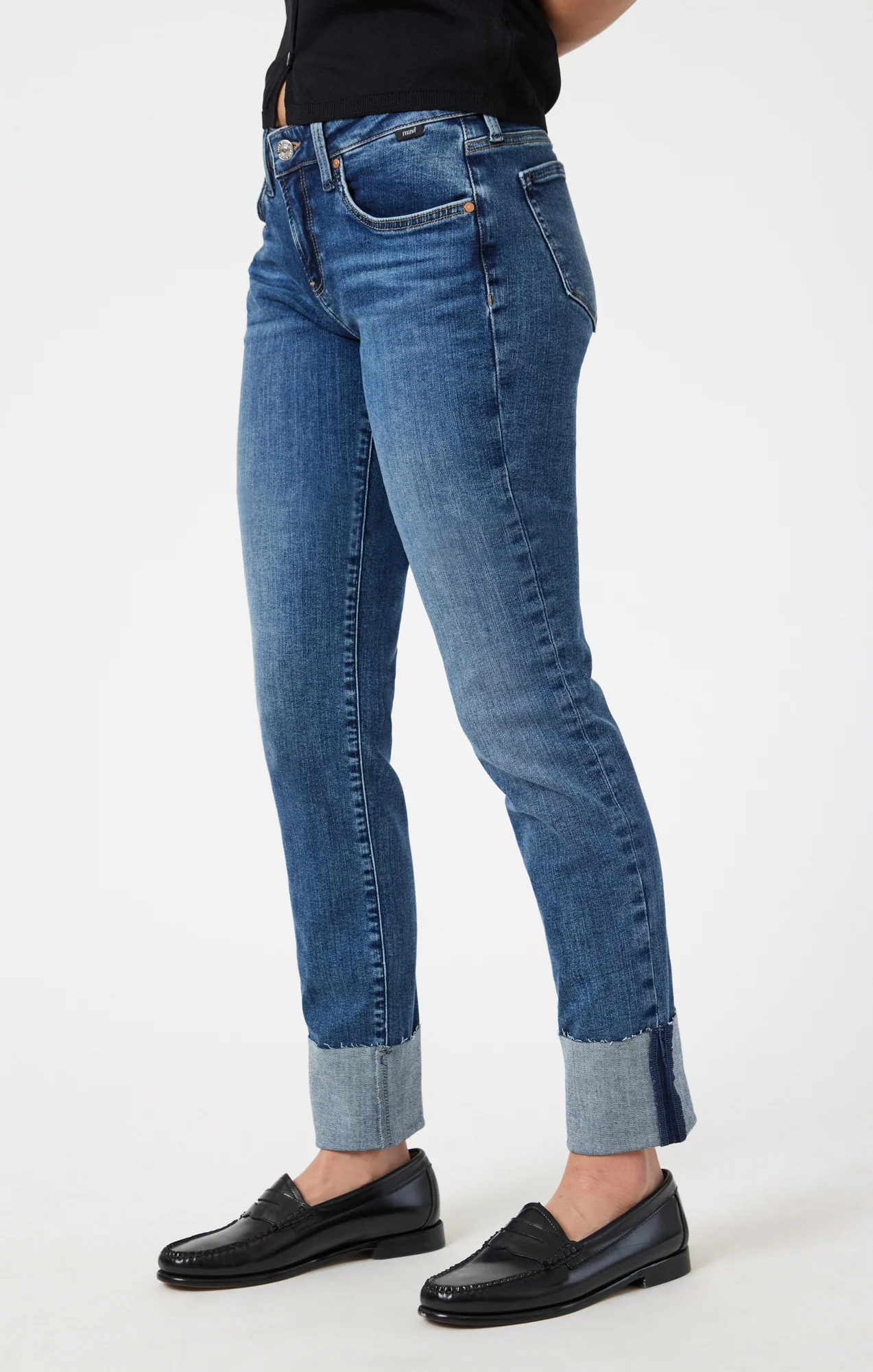 EMMA SLIM BOYFRIEND IN MID USED FLEX BLUE - Image 3