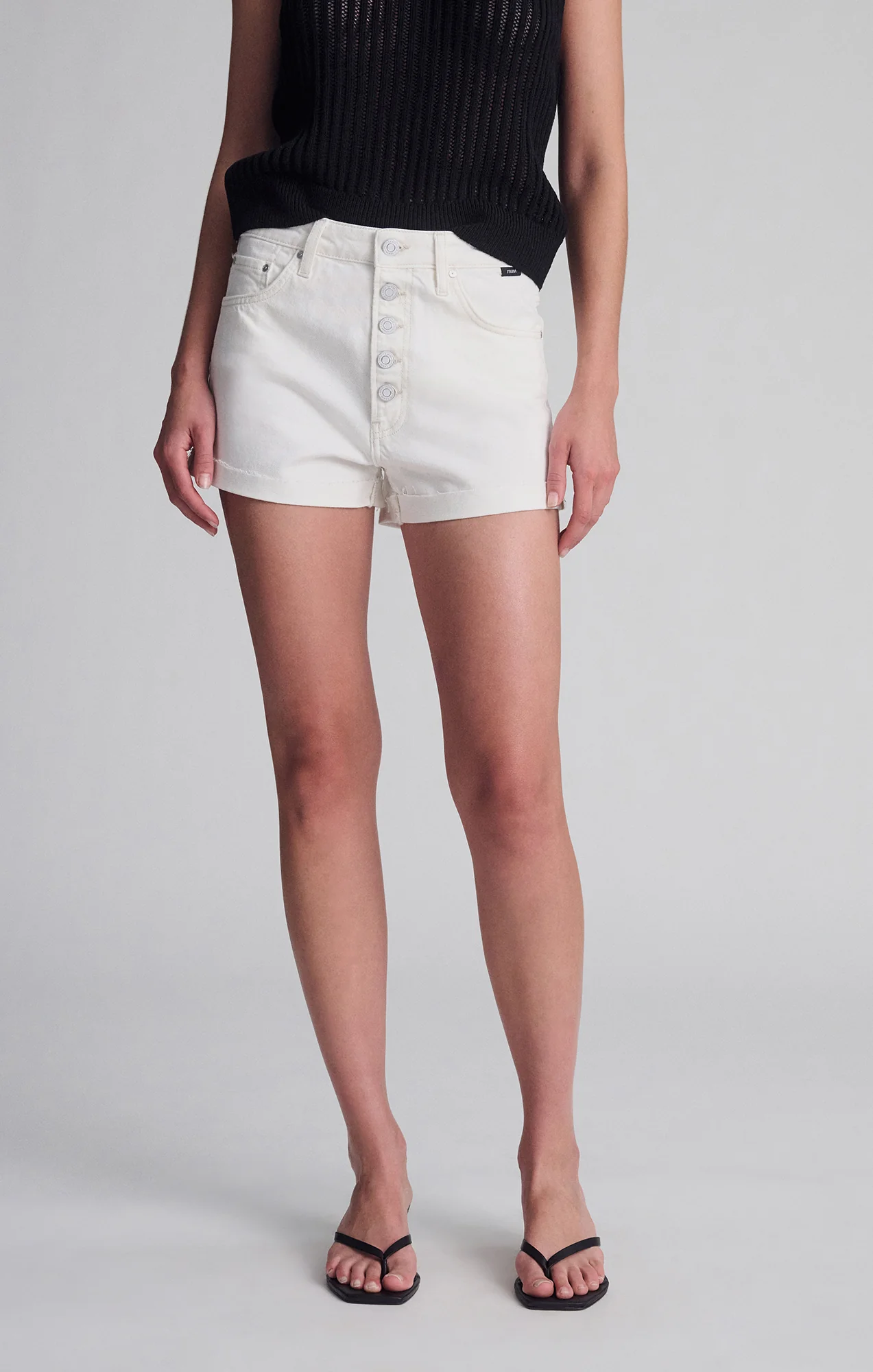 FIORA RELAXED SHORTS IN OFF WHITE 90'S - Image 8