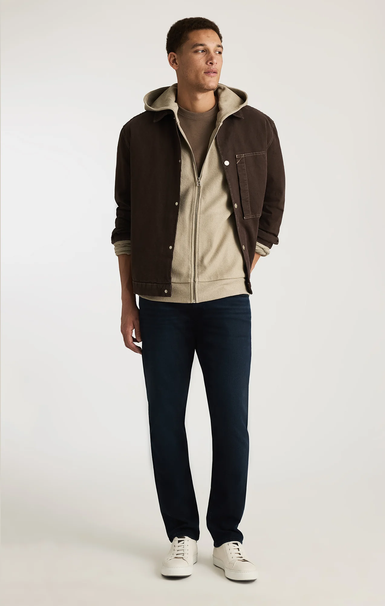 EDITION FULL ZIP HOODIE IN LONDON FOG - Image 4