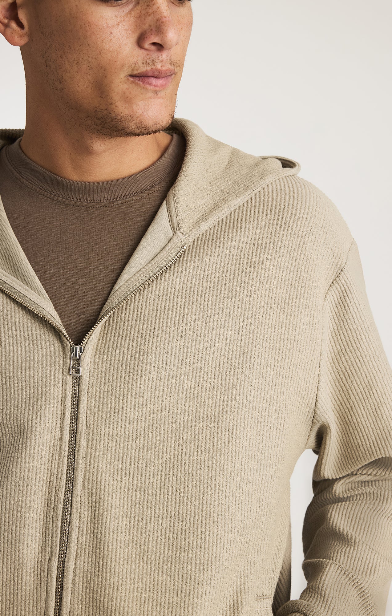 EDITION FULL ZIP HOODIE IN LONDON FOG - Image 5