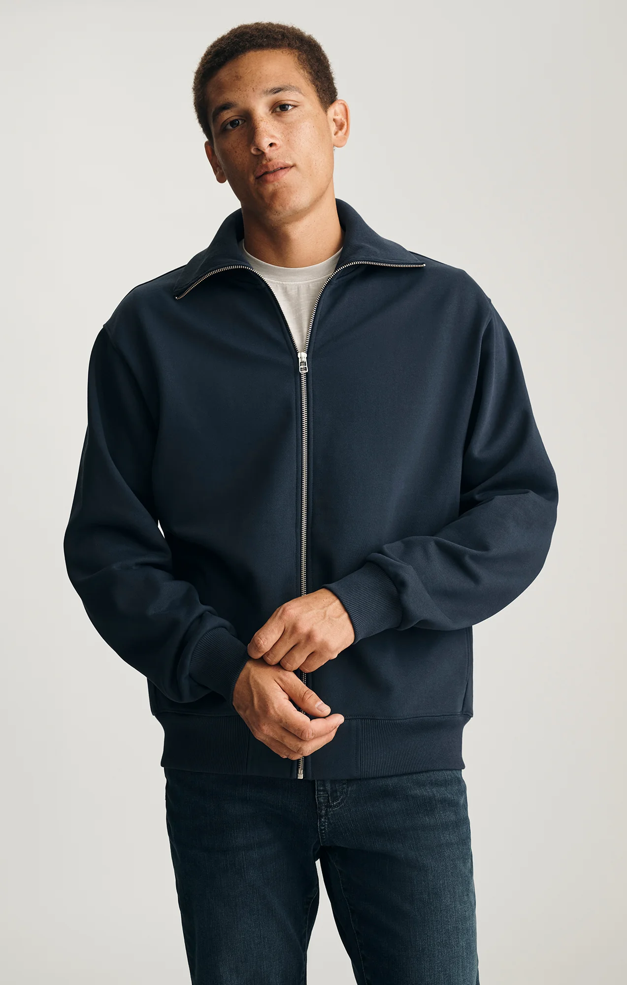 EDITION FULL ZIP SWEATSHIRT IN TOTAL ECLIPSE