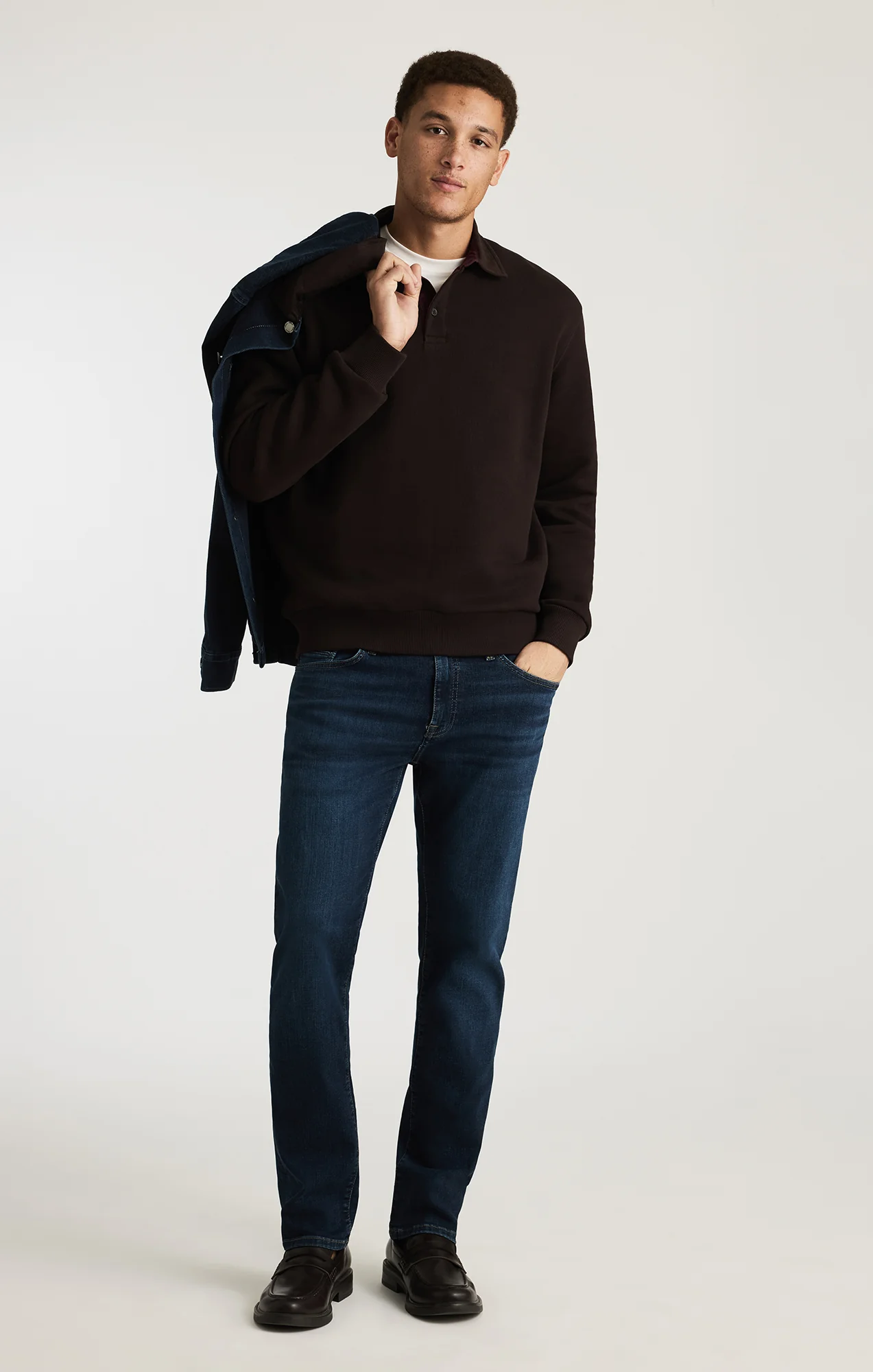 EDITION WOOL POLO SWEATER IN GANACHE - Image 5