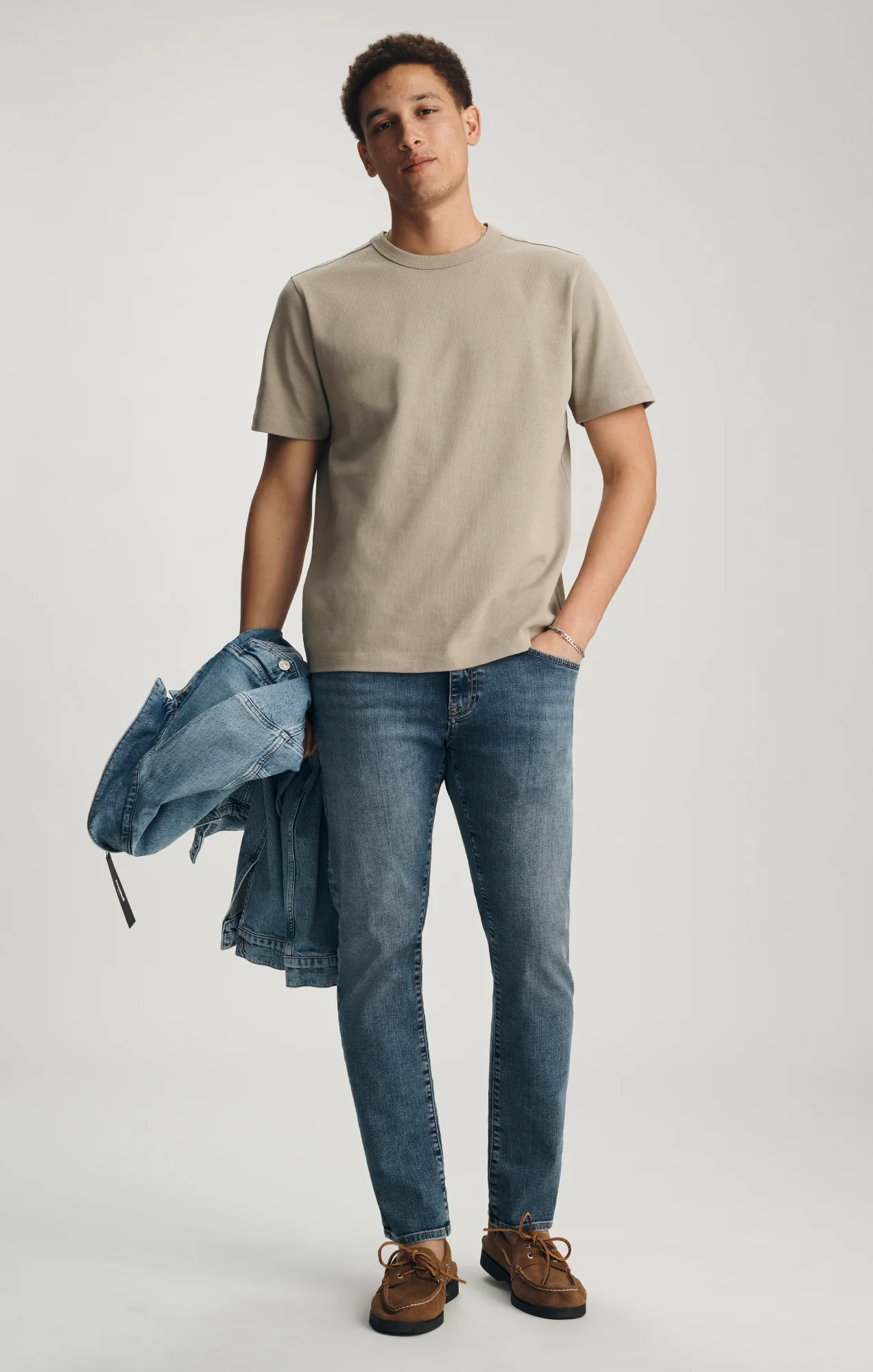 HERITAGE CREW NECK T-SHIRT IN SENECA ROCK - Image 4
