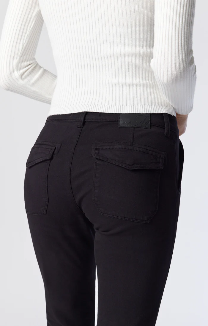 IVY CARGO PANT IN BLACK TWILL - Image 7