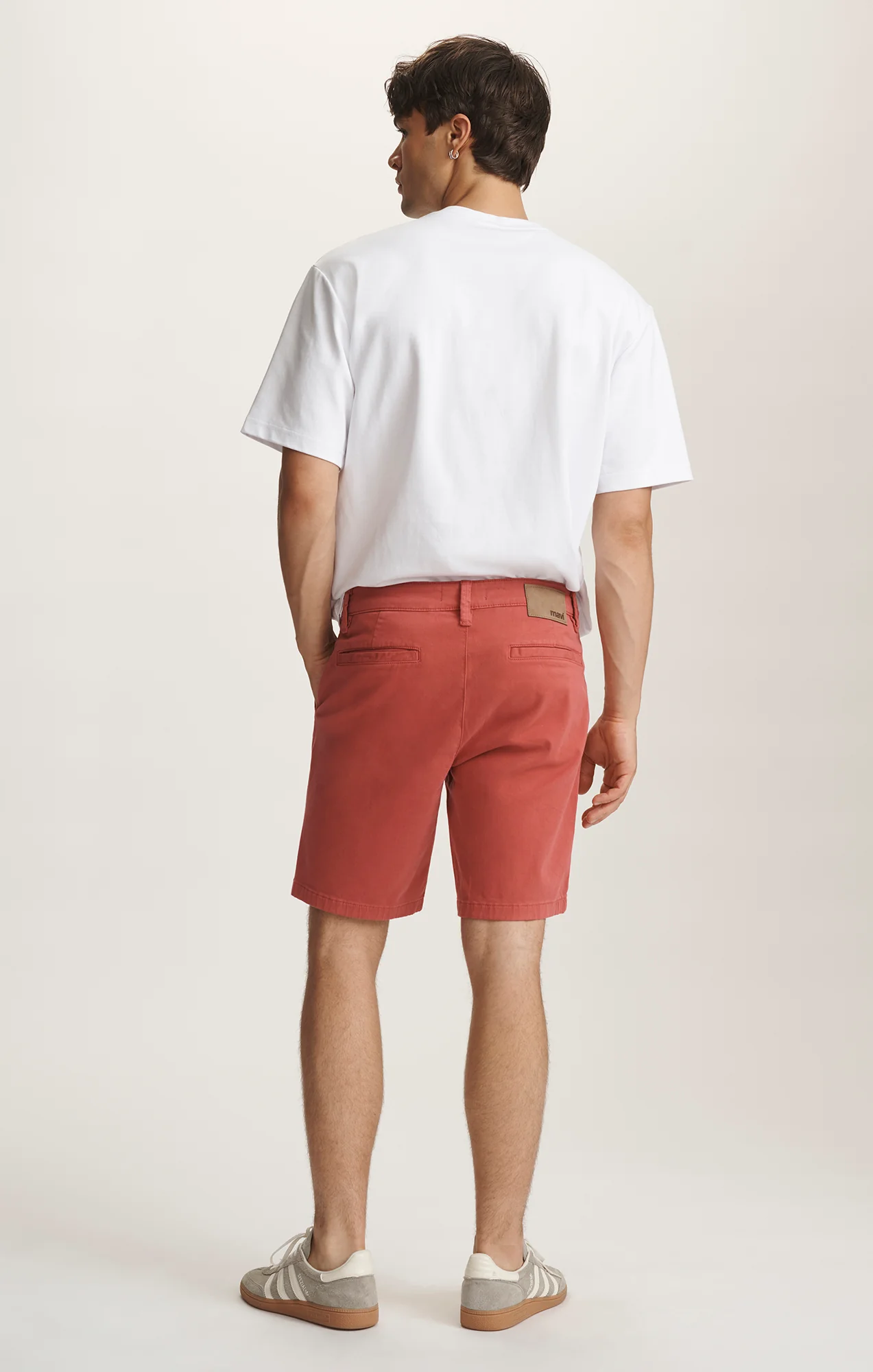 JACOB CROP SHORTS IN BUBBLEGUM CASUAL TWILL - Image 5
