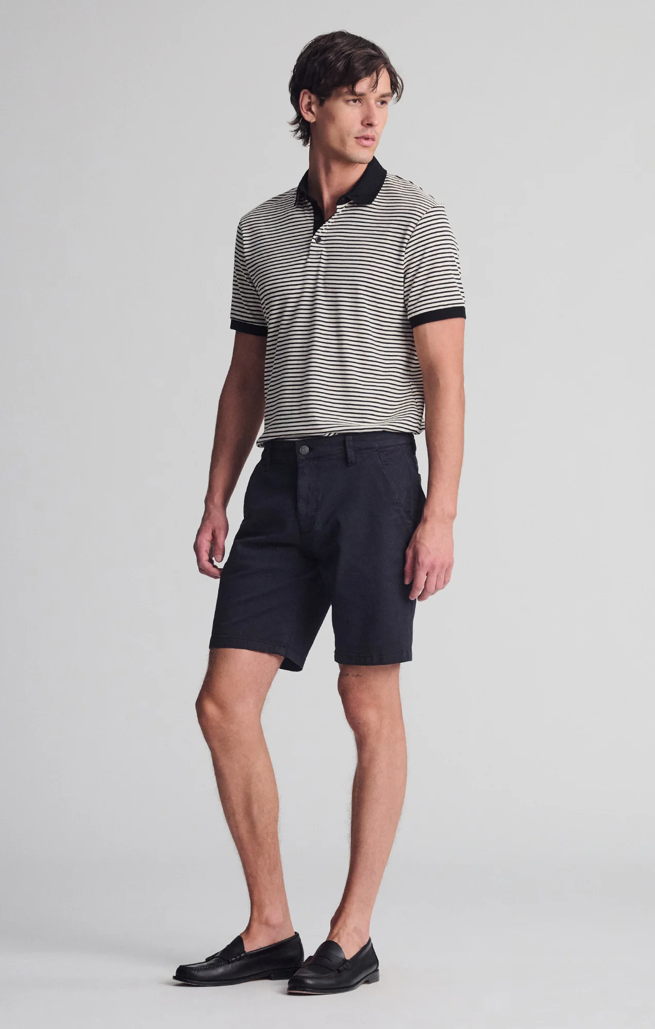 JACOB CROP SHORTS IN DARK NAVY TWILL