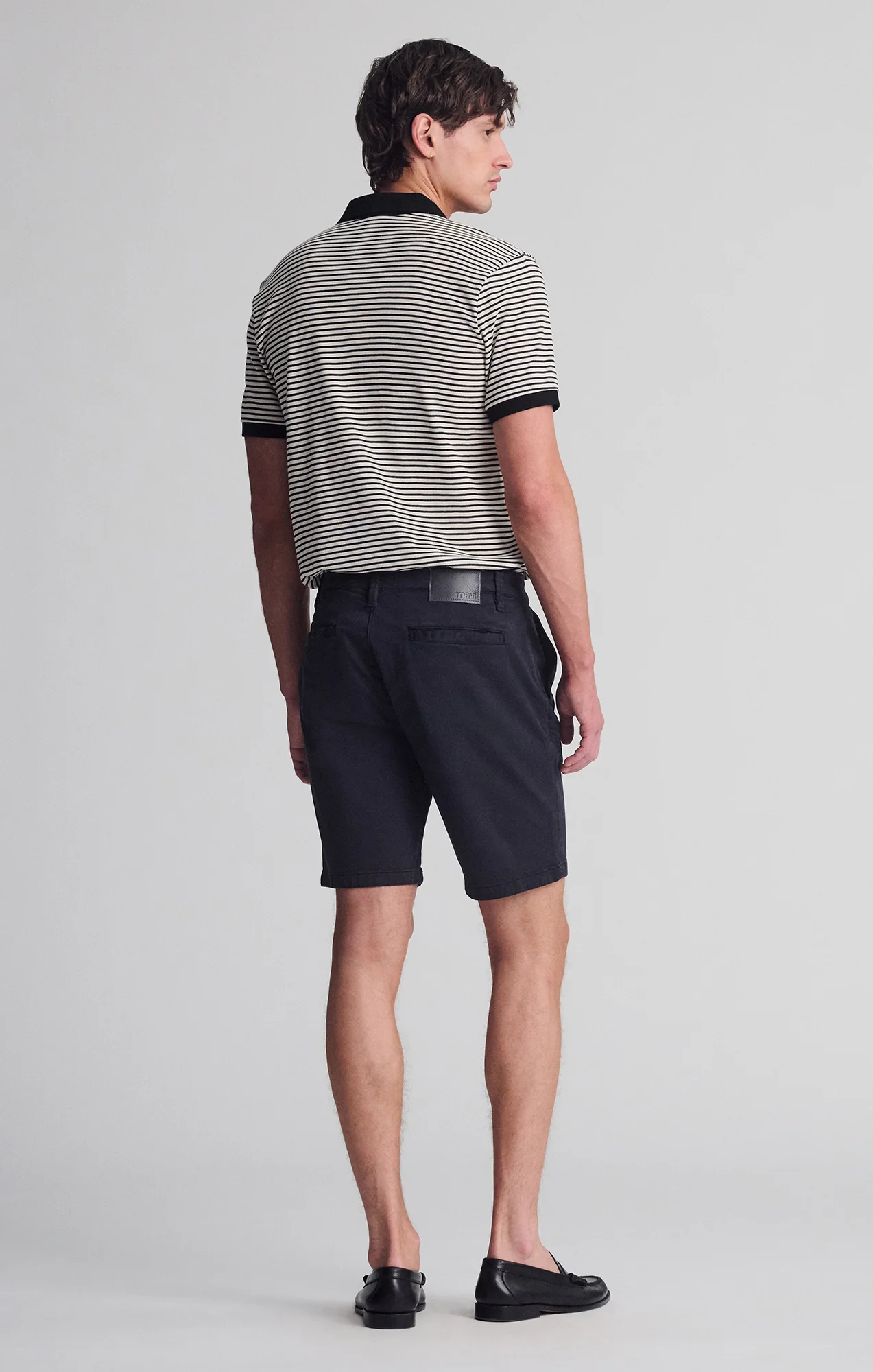 JACOB CROP SHORTS IN DARK NAVY TWILL - Image 2
