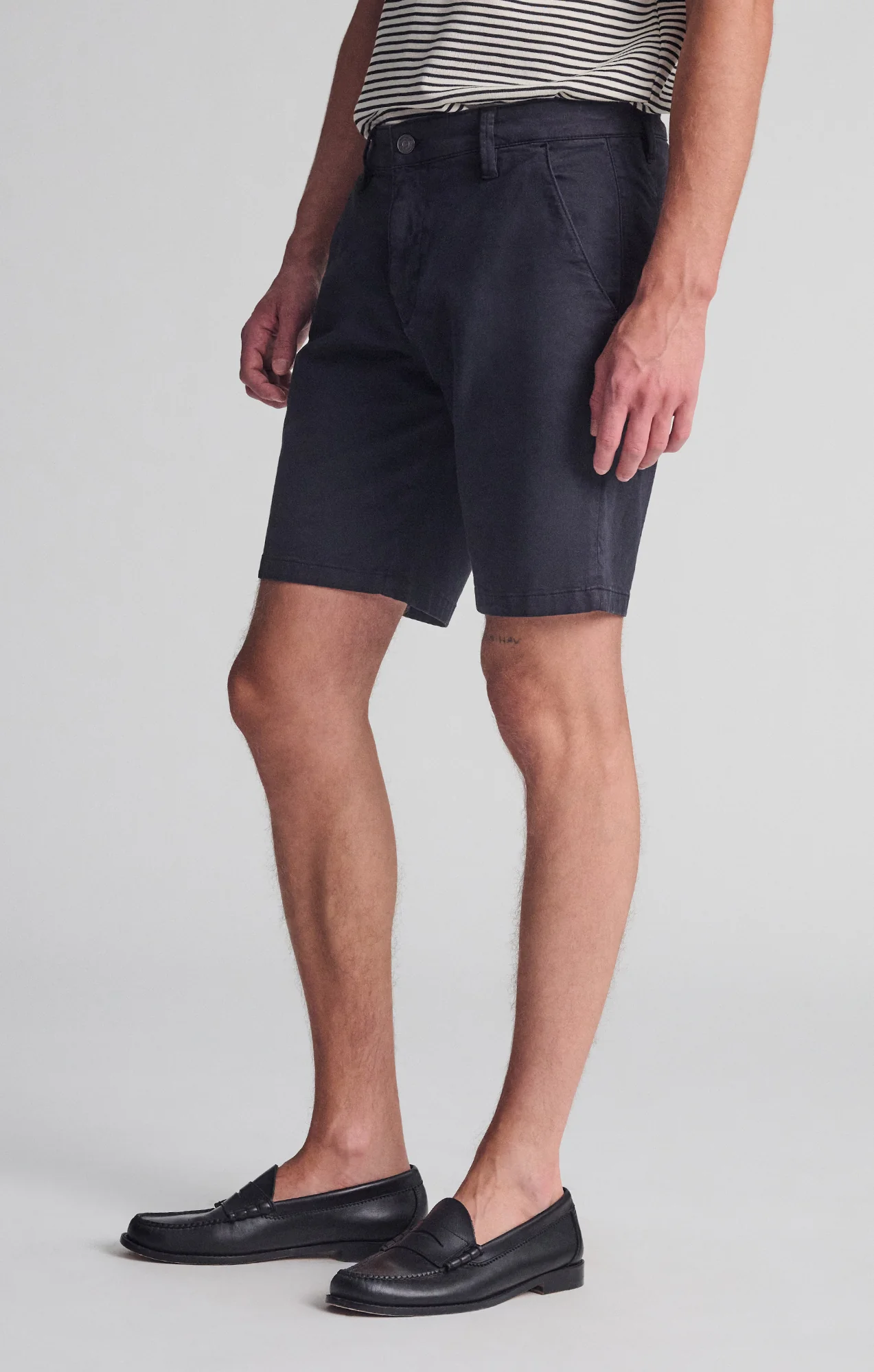 JACOB CROP SHORTS IN DARK NAVY TWILL - Image 4