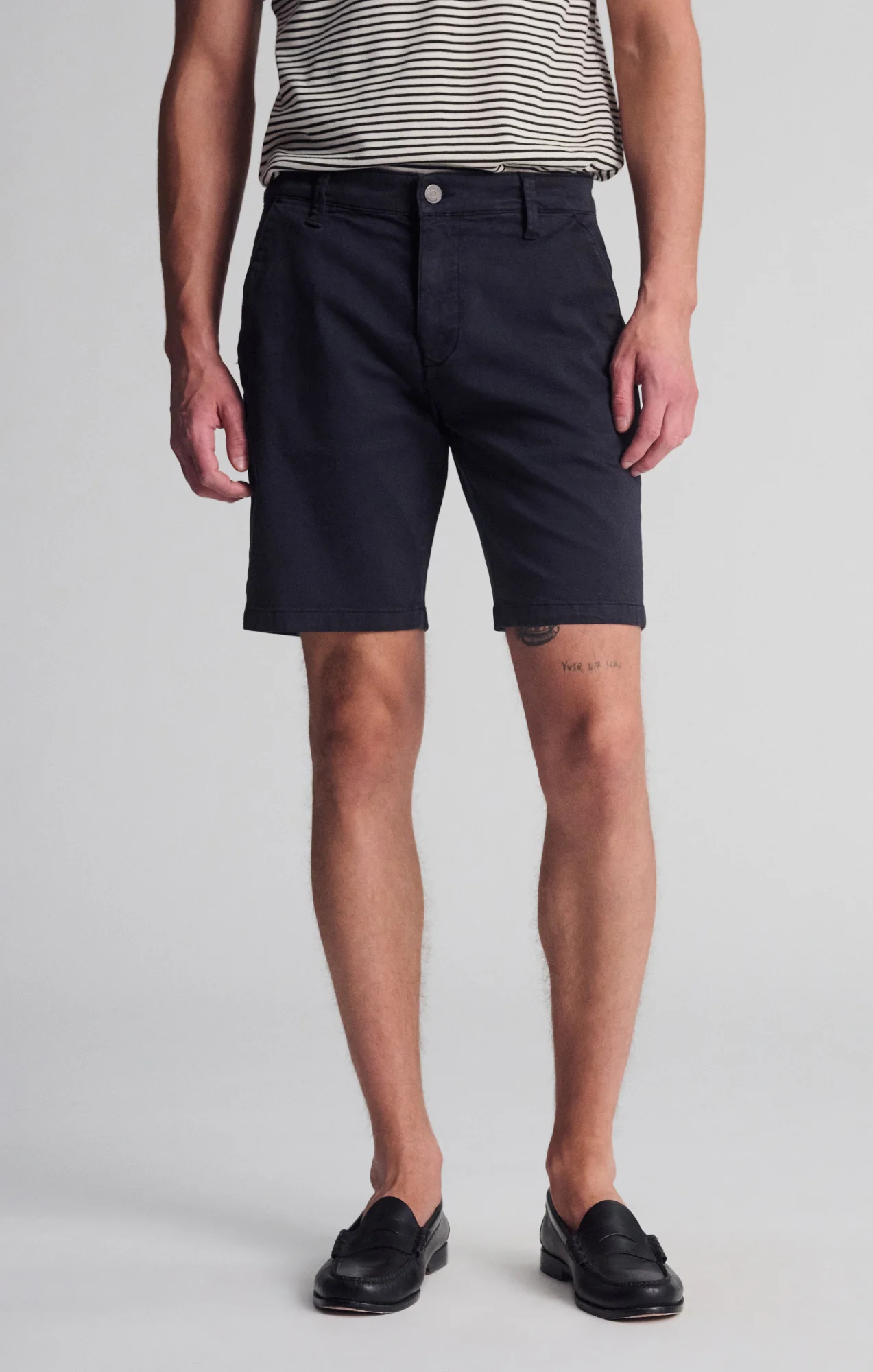 JACOB CROP SHORTS IN DARK NAVY TWILL - Image 5