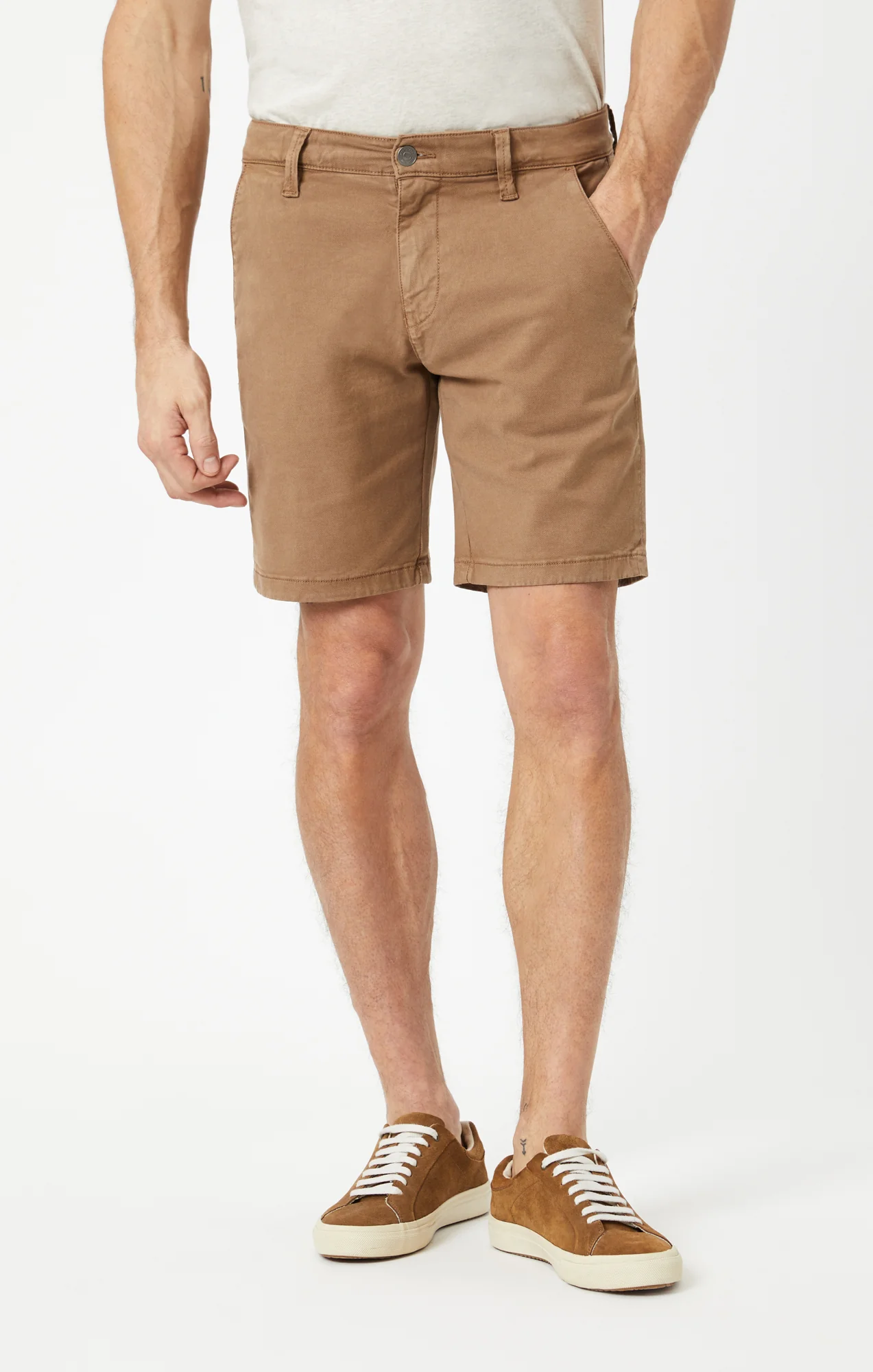 JACOB SHORTS IN TIGER'S EYE LUXE TWILL - Image 2