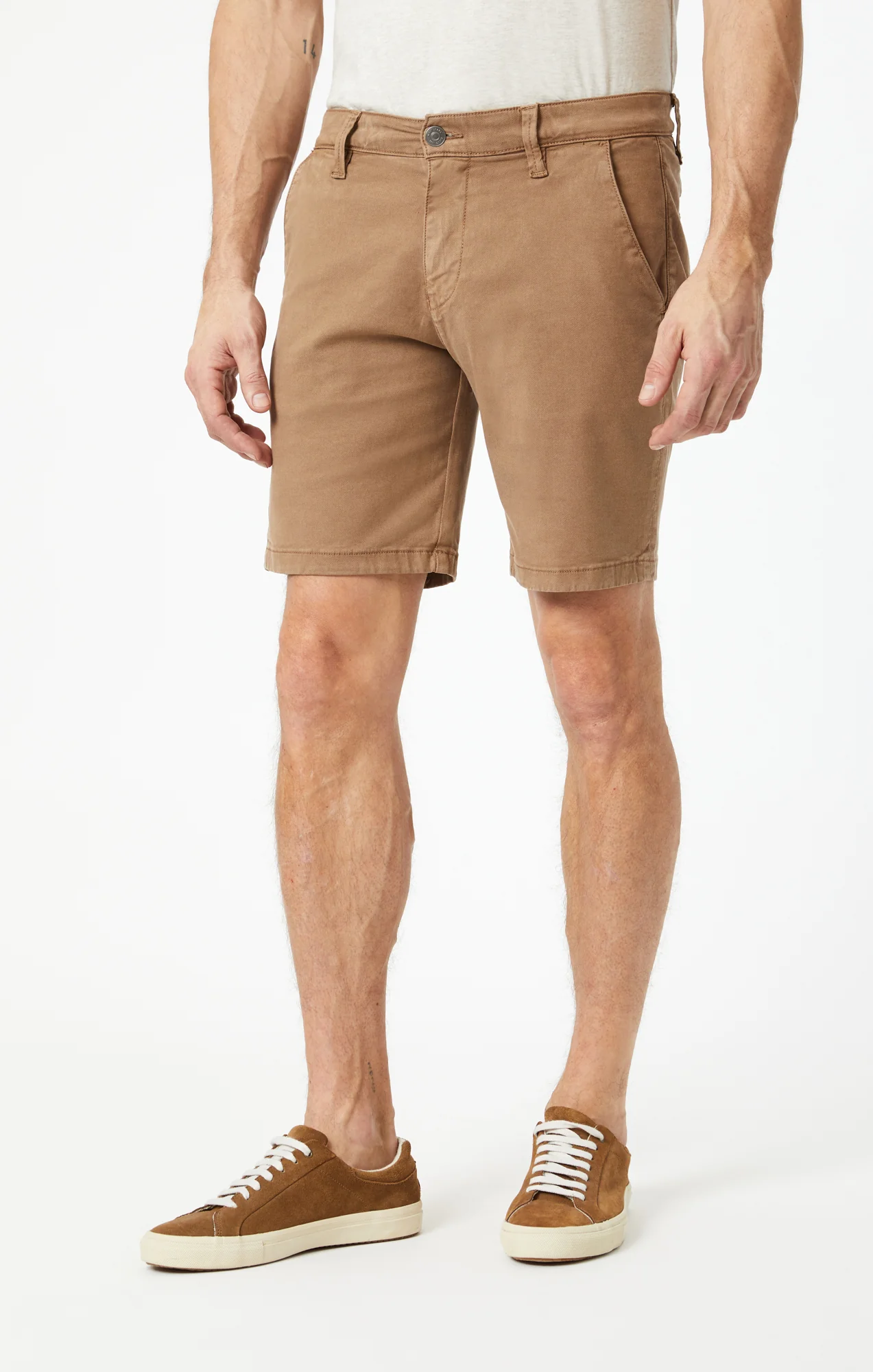 JACOB SHORTS IN TIGER'S EYE LUXE TWILL - Image 3