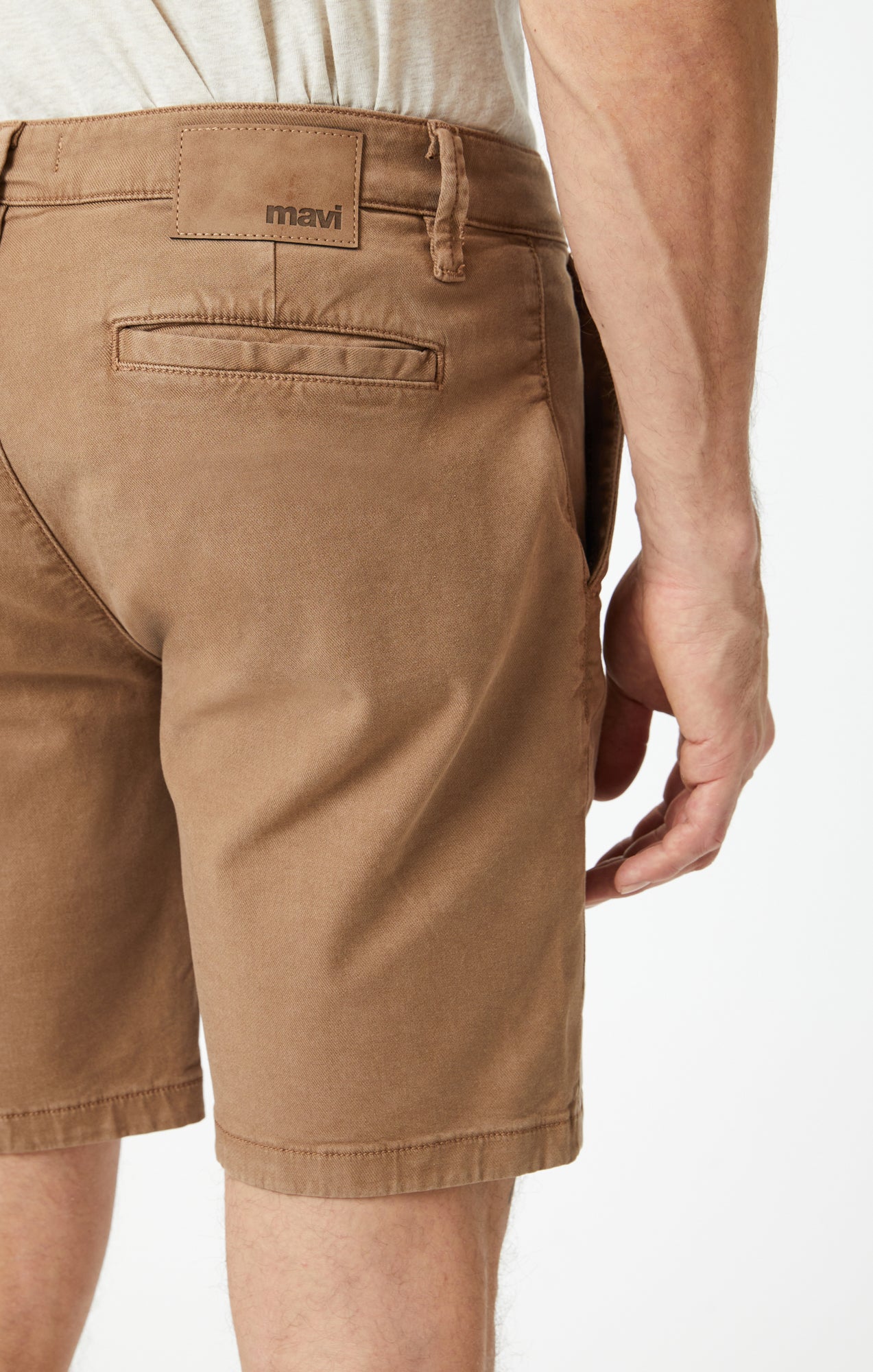 JACOB SHORTS IN TIGER'S EYE LUXE TWILL - Image 5