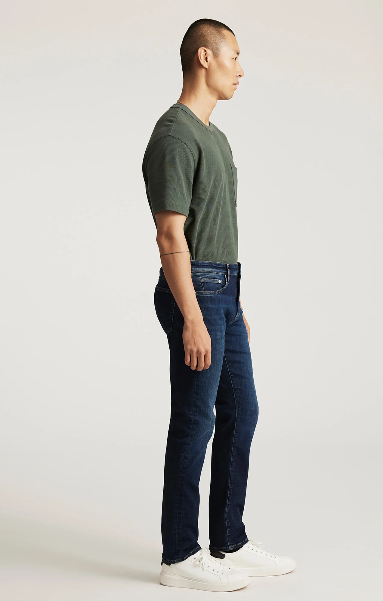 JAKE SLIM LEG IN MIDNIGHT BRUSHED FEATHER BLUE - Image 2