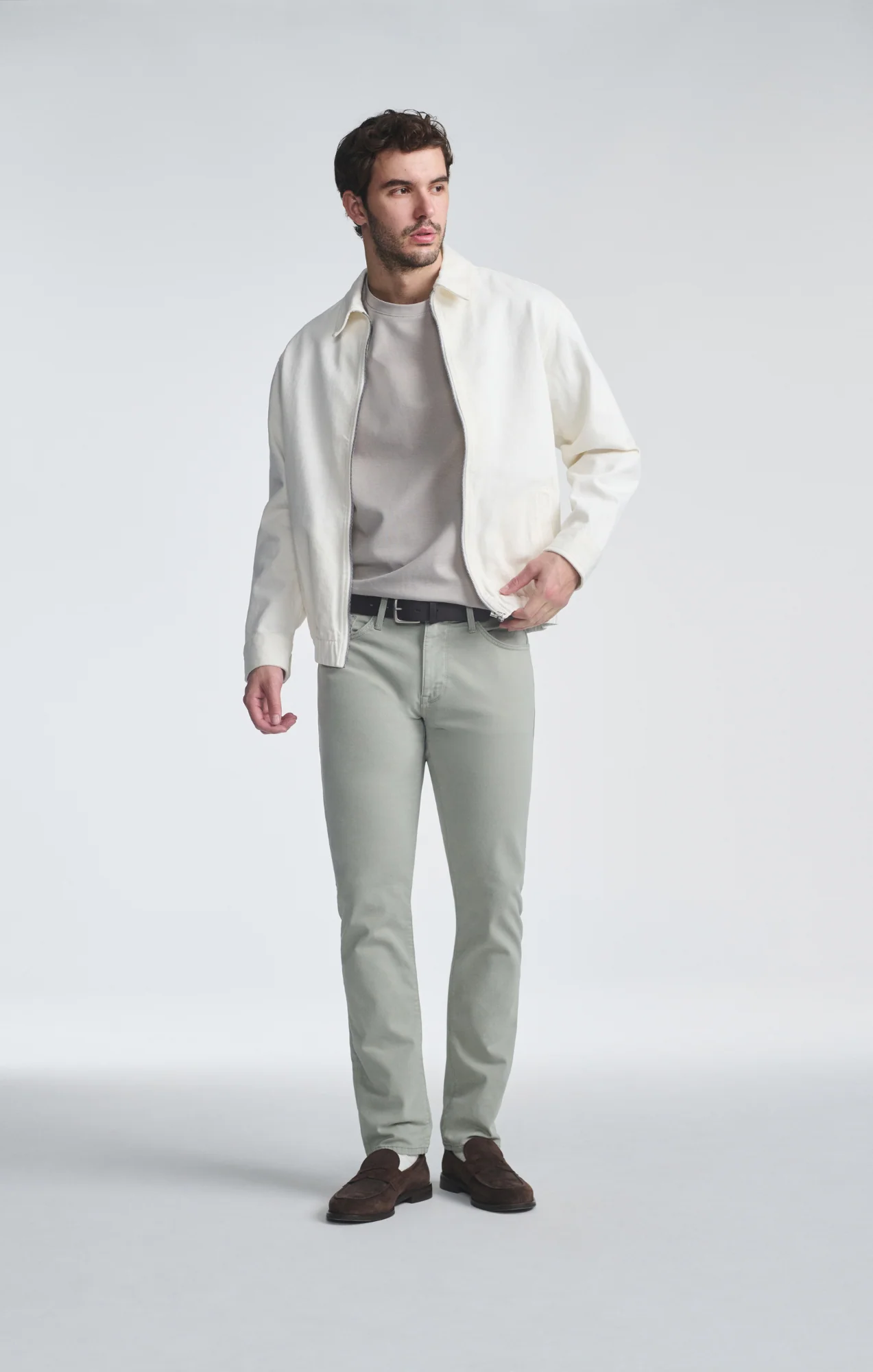 JAKE SLIM LEG IN PISTACHIO ATHLETIC