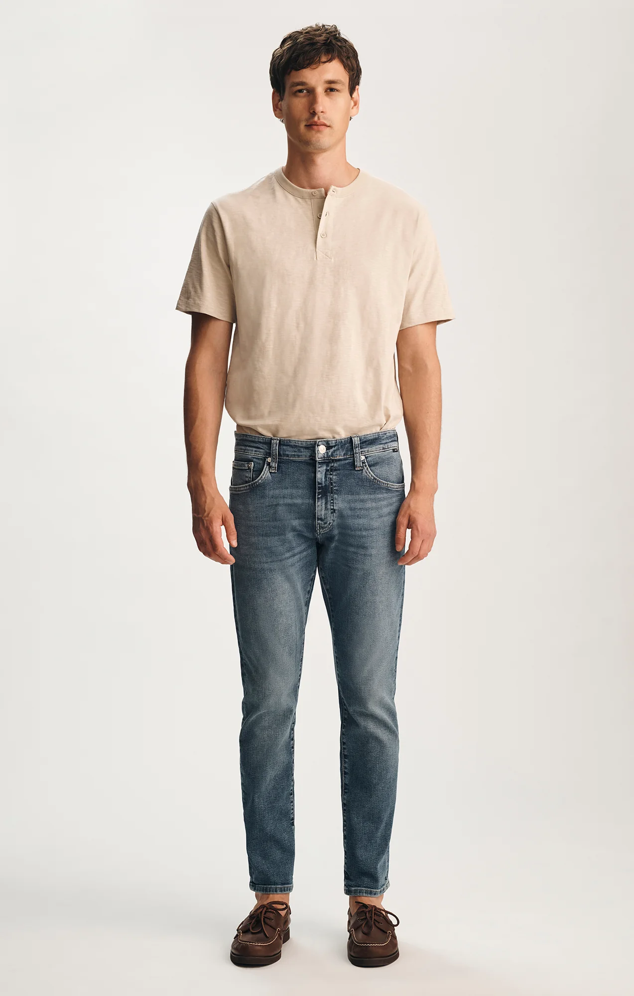 JAKE SLIM LEG JEANS IN DARK USED BRUSHED CLASSIC VINTAGE - Image 4