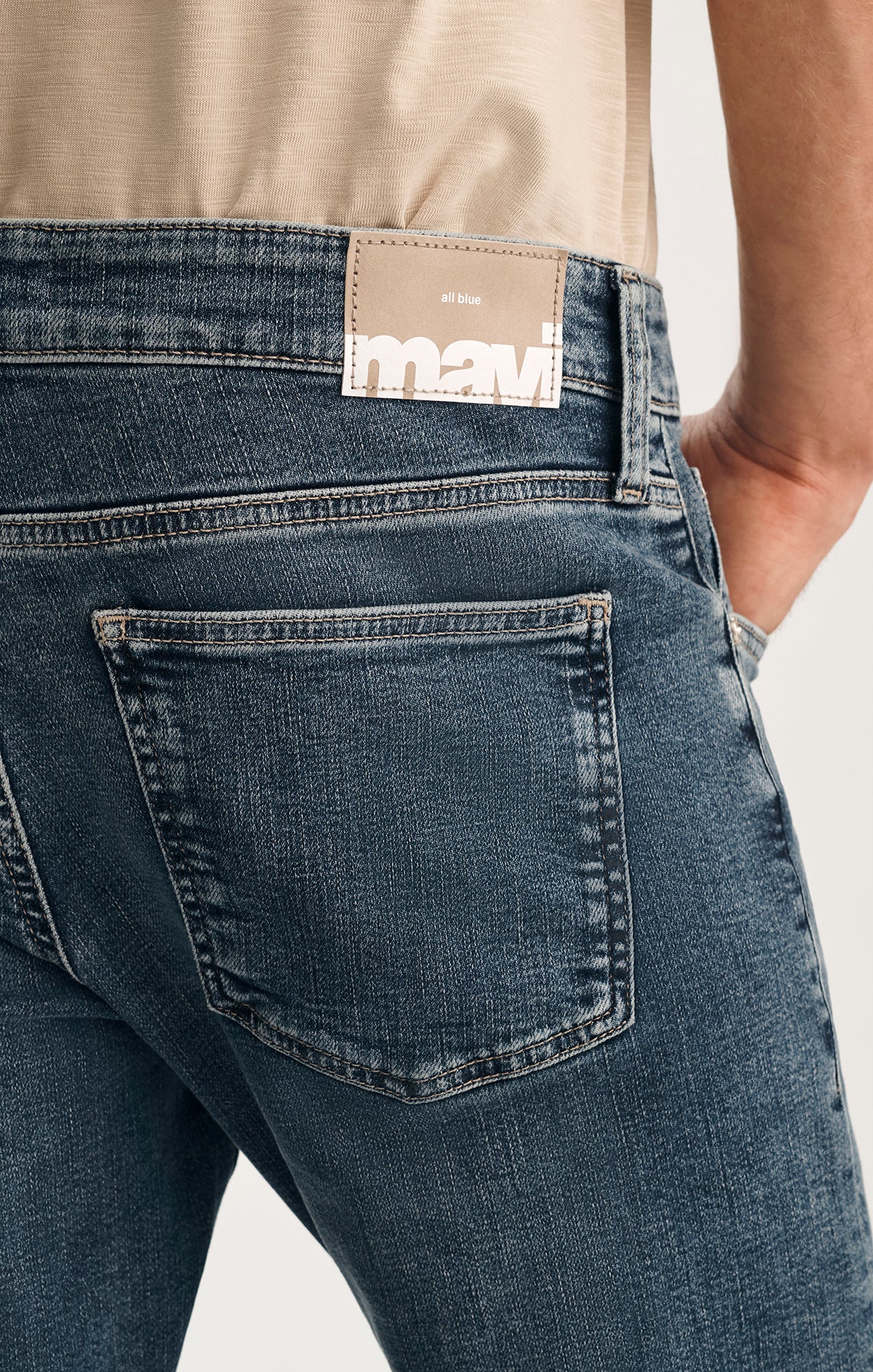 JAKE SLIM LEG JEANS IN DARK USED BRUSHED CLASSIC VINTAGE - Image 5