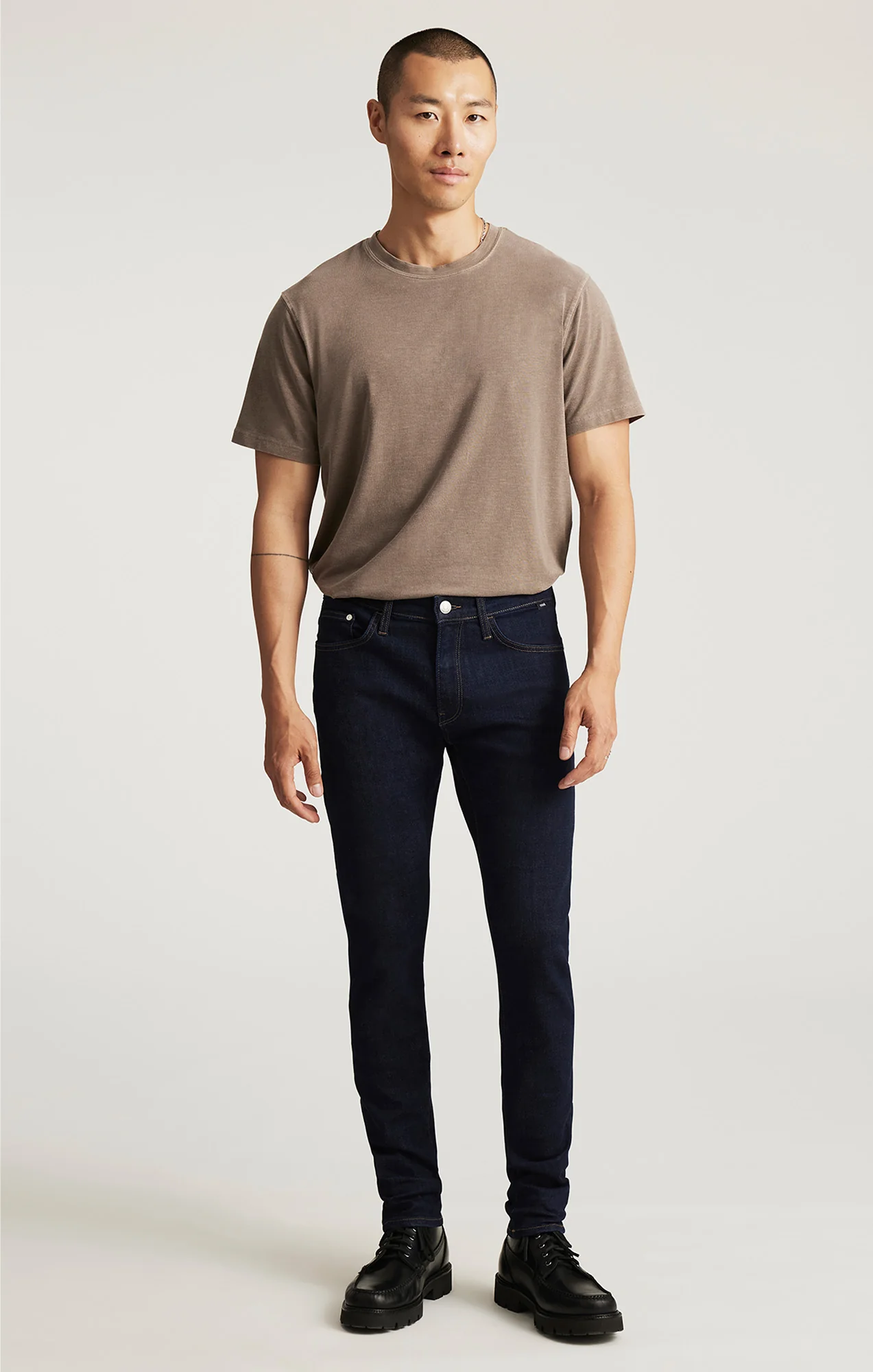 JAMES SKINNY IN RINSE FEATHER BLUE - Image 4