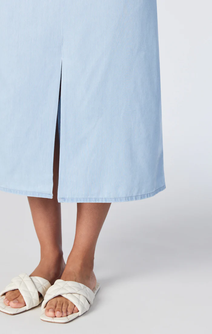 JUNE DENIM SHIRT DRESS IN LIGHT SOFT DENIM - Image 5