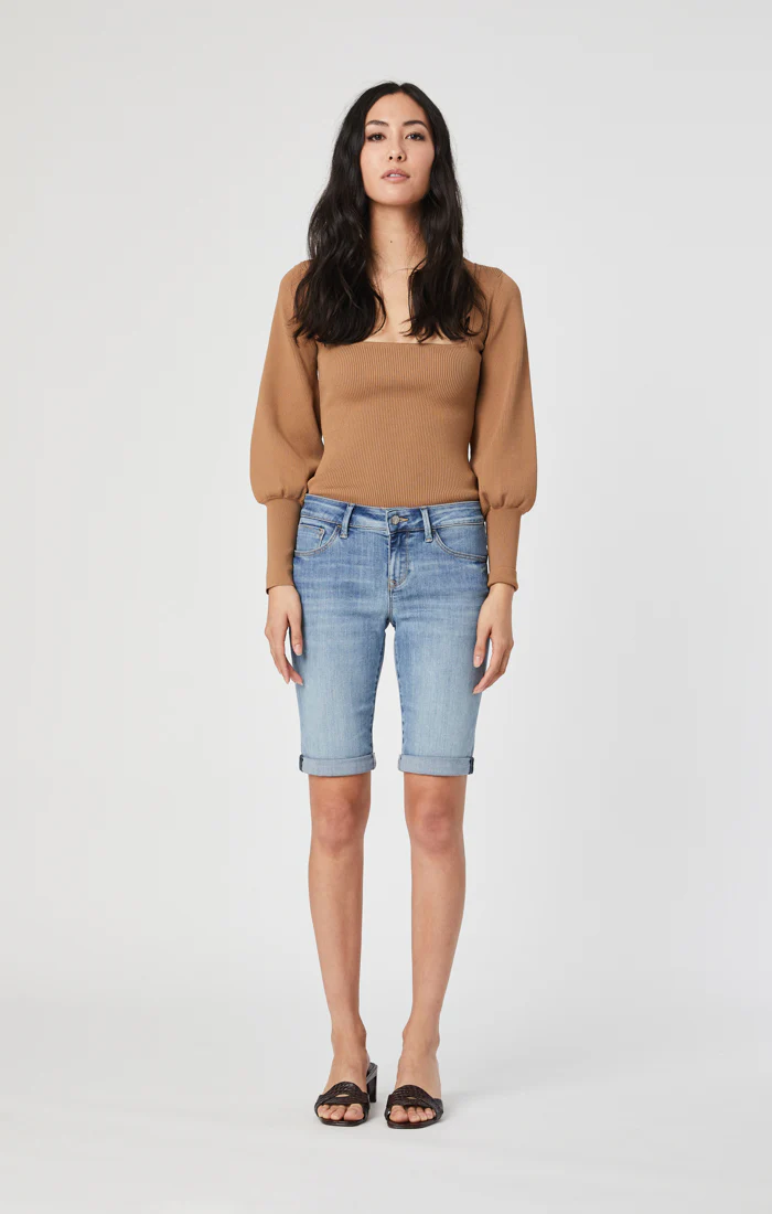 KARLY BERMUDA SHORTS IN LIGHT FOGGY SUPERSOFT - Image 5
