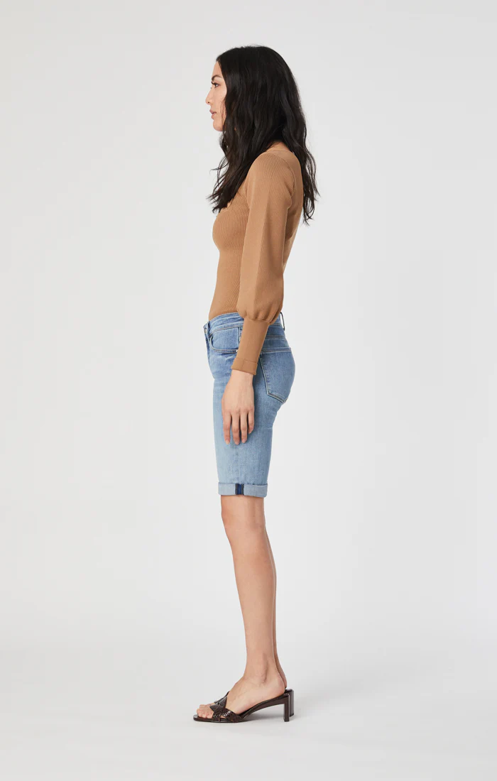 KARLY BERMUDA SHORTS IN LIGHT FOGGY SUPERSOFT - Image 7