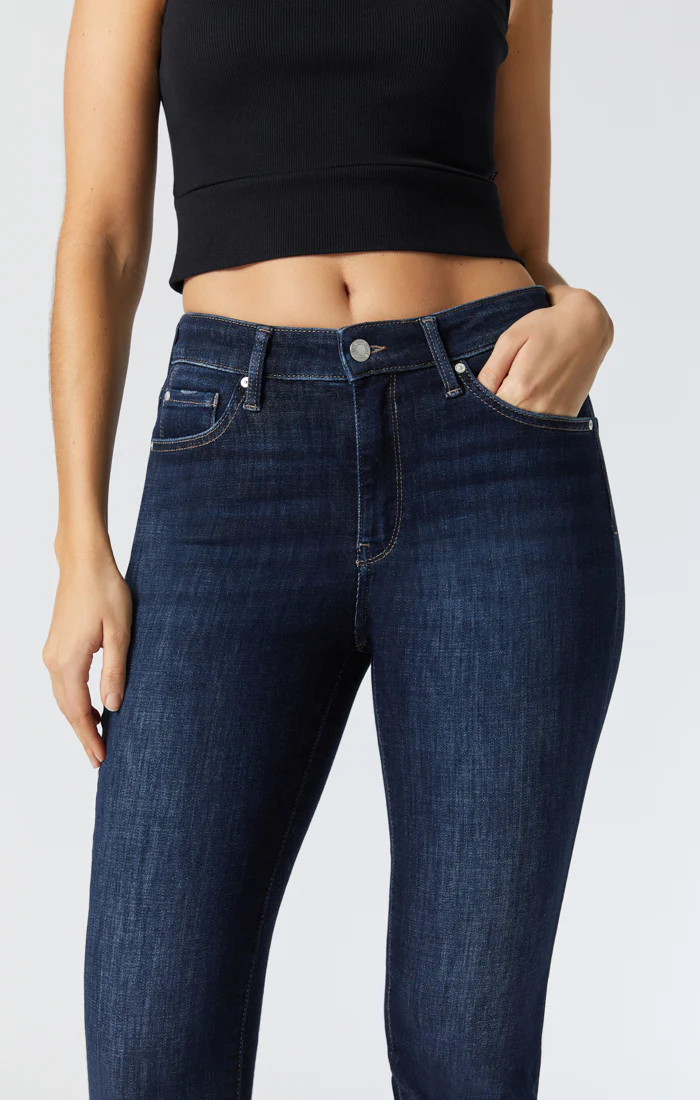 KATHLEEN SLIM BOYFRIEND IN DEEP BRUSHED FEATHER BLUE - Image 3