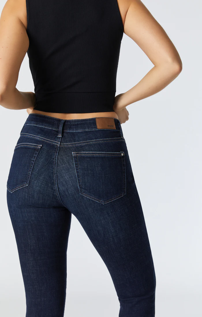 KATHLEEN SLIM BOYFRIEND IN DEEP BRUSHED FEATHER BLUE - Image 4