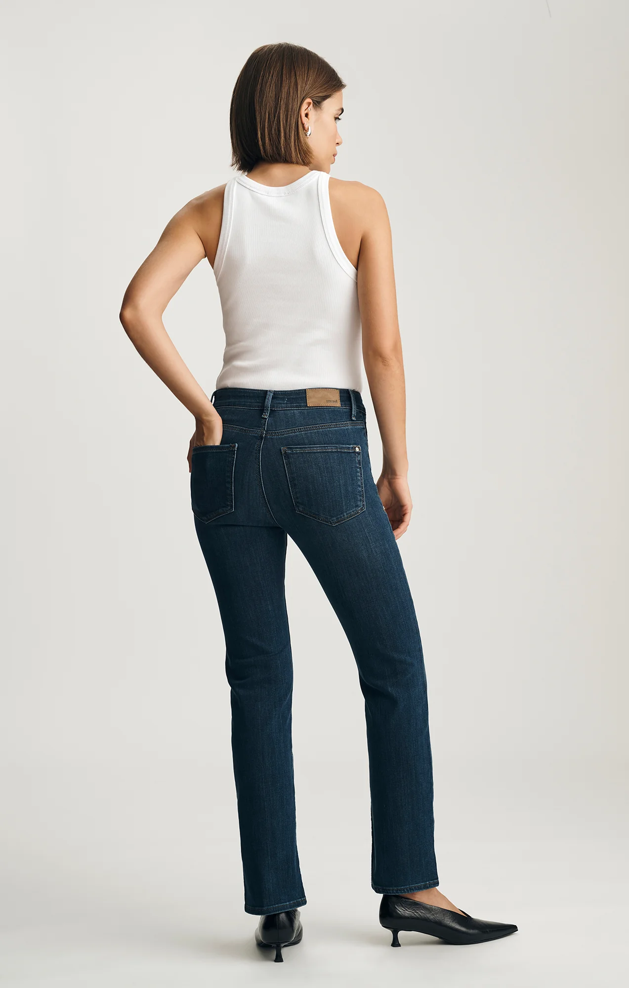 KENDRA STRAIGHT LEG IN INDIGO SUPERSOFT - Image 2