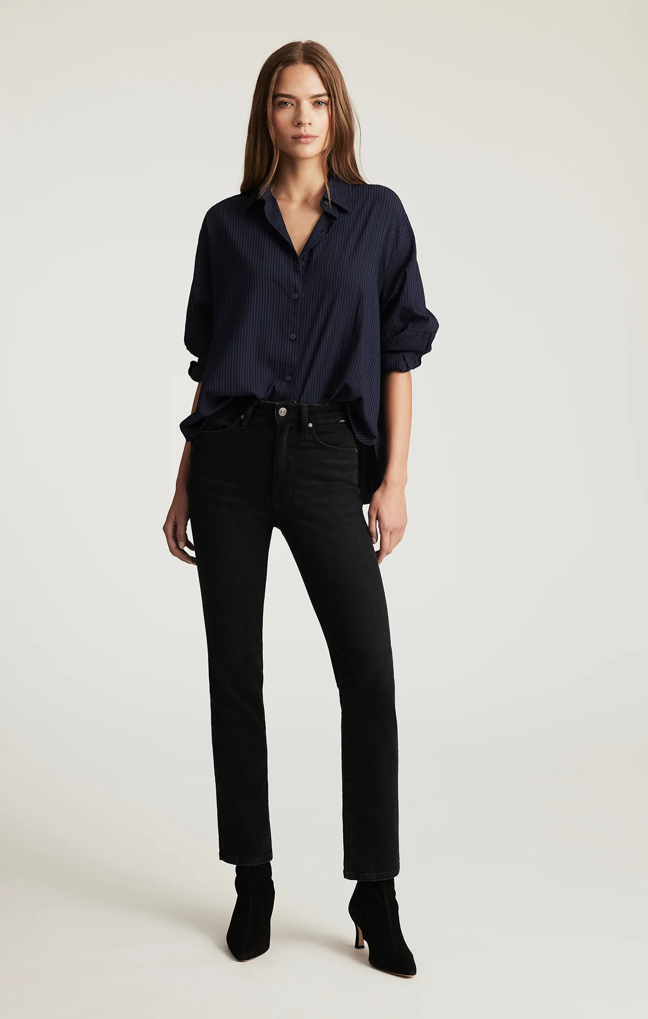 KENDRA STRAIGHT LEG IN DARK SMOKE FLEX BLUE - Image 4