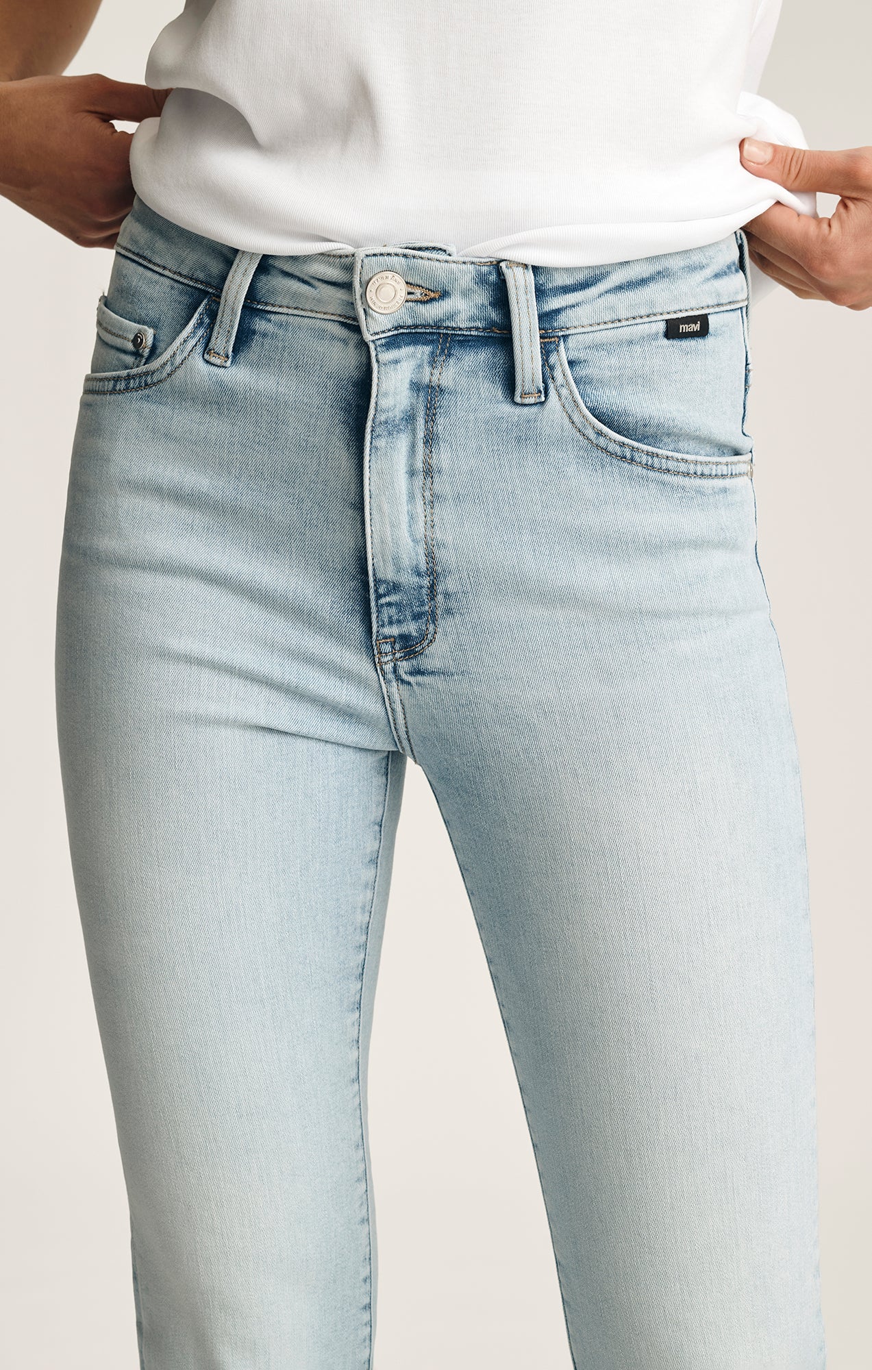 KENDRA STRAIGHT LEG IN ICE BRUSHED TRIBECA - Image 6