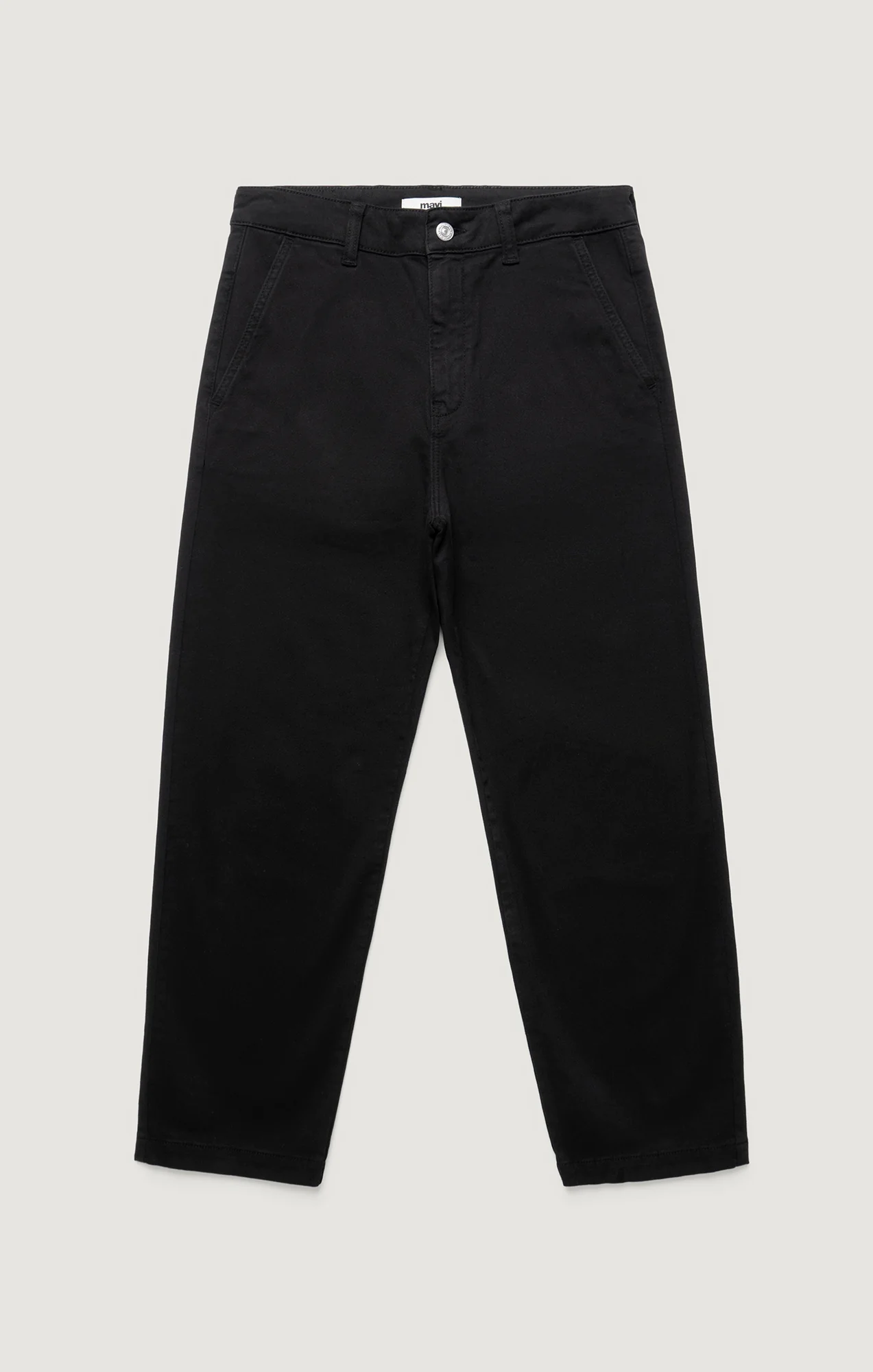 LAUREN STRAIGHT CHINO IN BLACK CASUAL TWILL - Image 7