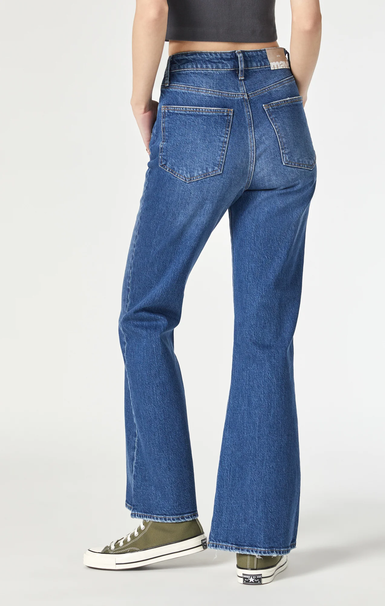 LOS ANGELES FLARE IN DARK RECYCLED BLUE - Image 4