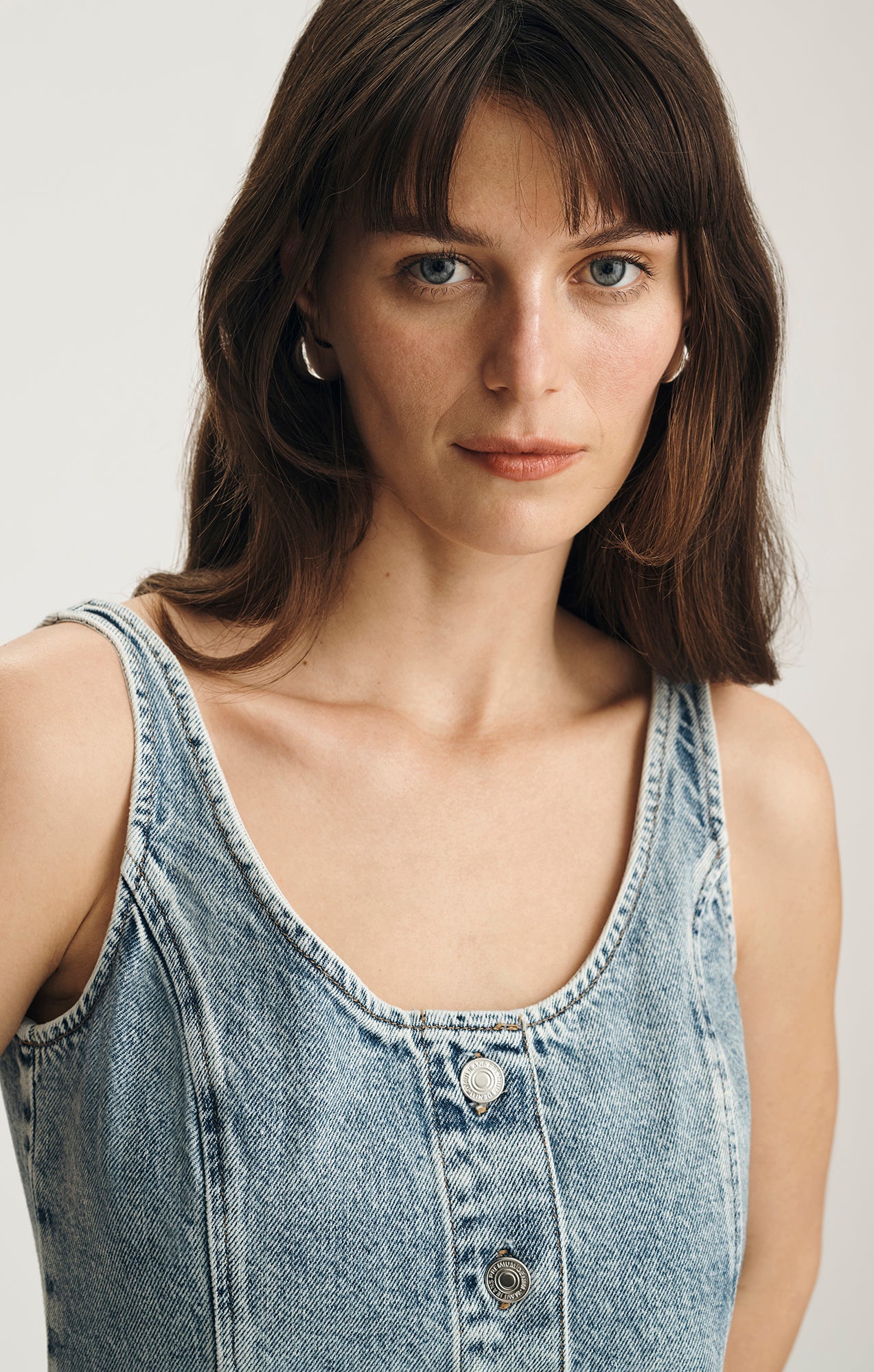 MARA DENIM DRESS IN LIGHT DENIM - Image 5
