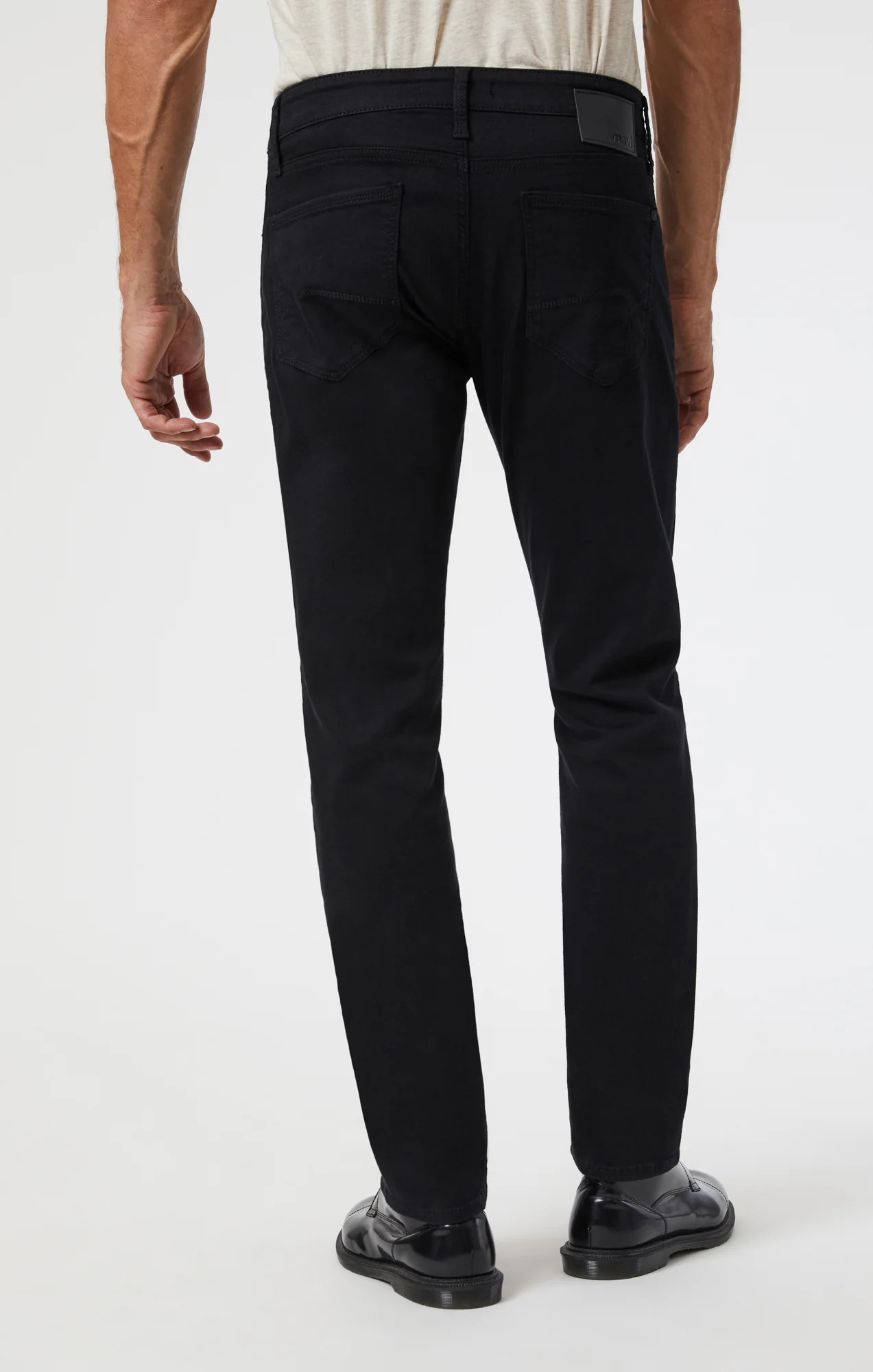 MARCUS SLIM STRAIGHT LEG JEANS IN DOUBLE BLACK SUPERMOVE - Image 5