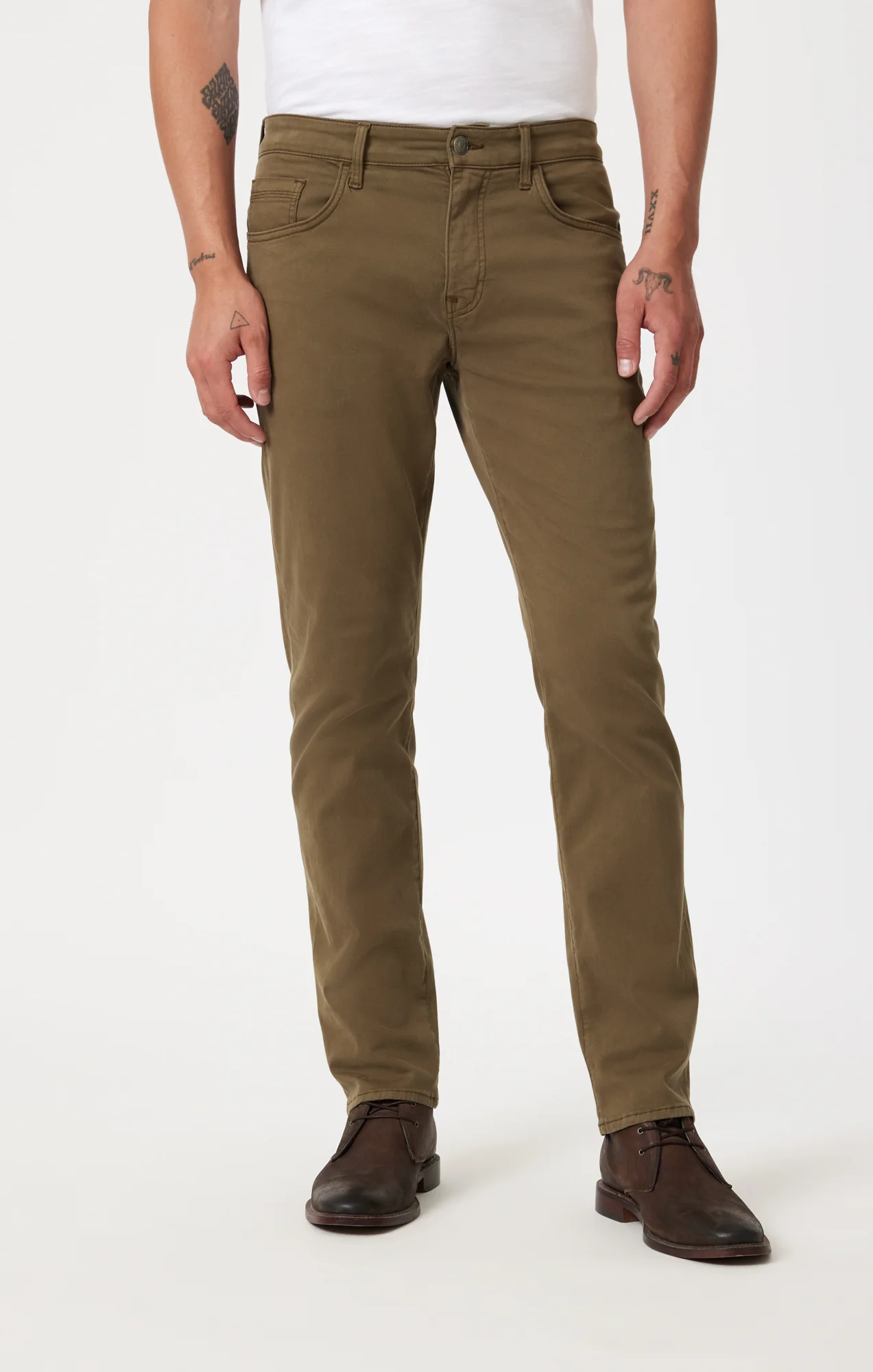 MARCUS SLIM STRAIGHT LEG IN JUNIPER CASUAL TWILL - Image 3