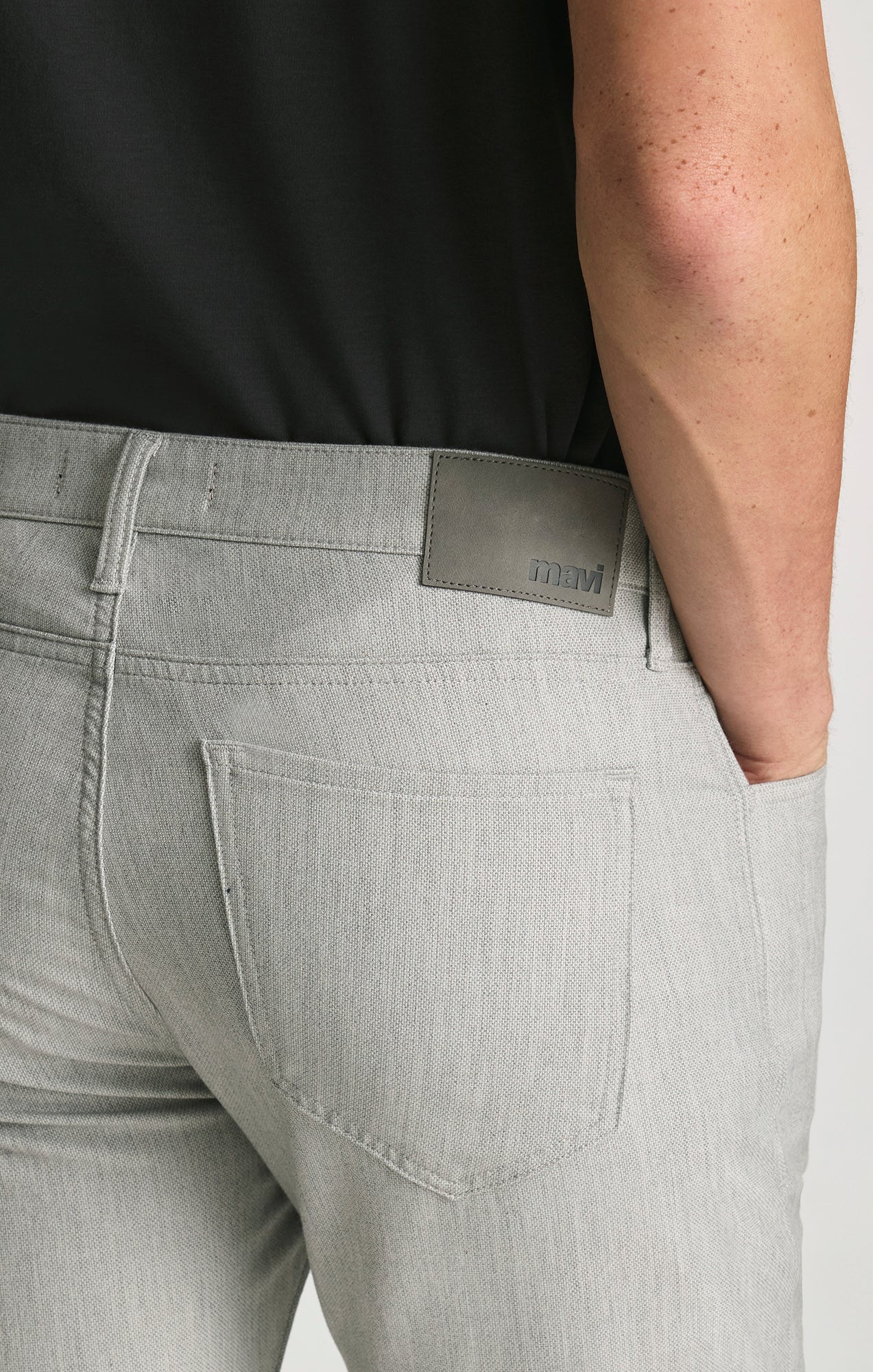 MARCUS SLIM STRAIGHT LEG IN PEWTER FANCY - Image 5