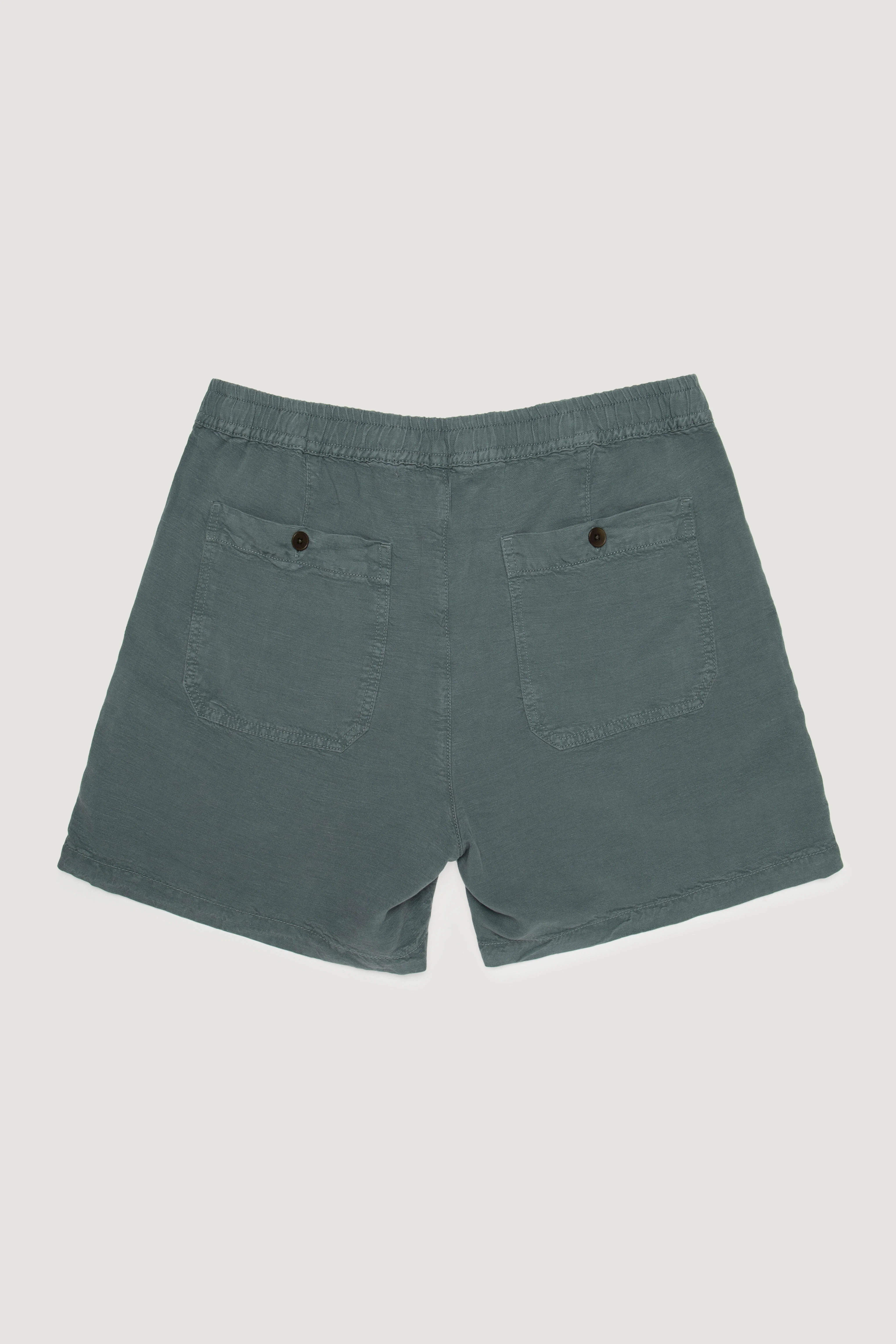 DAXON SHORTS IN TEAL LINEN - Image 10
