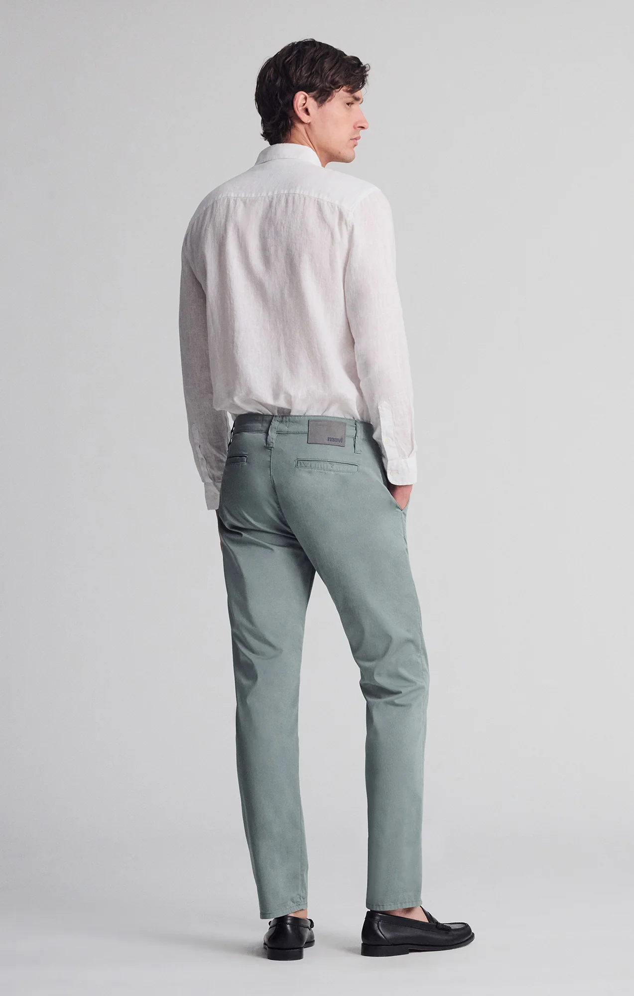 MILTON SLIM STRAIGHT CHINO IN CLOVER CITY SMART - Image 2