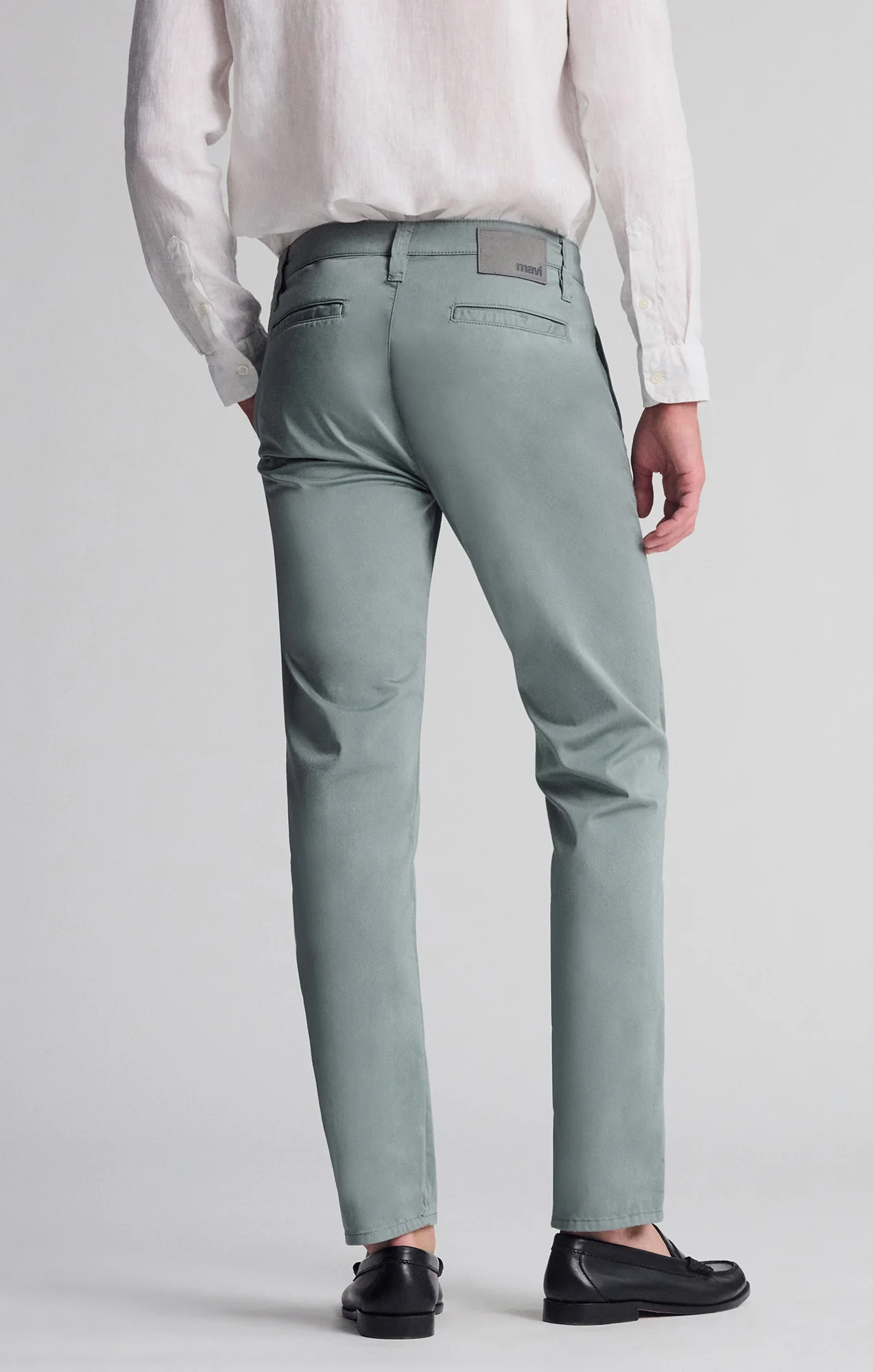 MILTON SLIM STRAIGHT CHINO IN CLOVER CITY SMART - Image 4