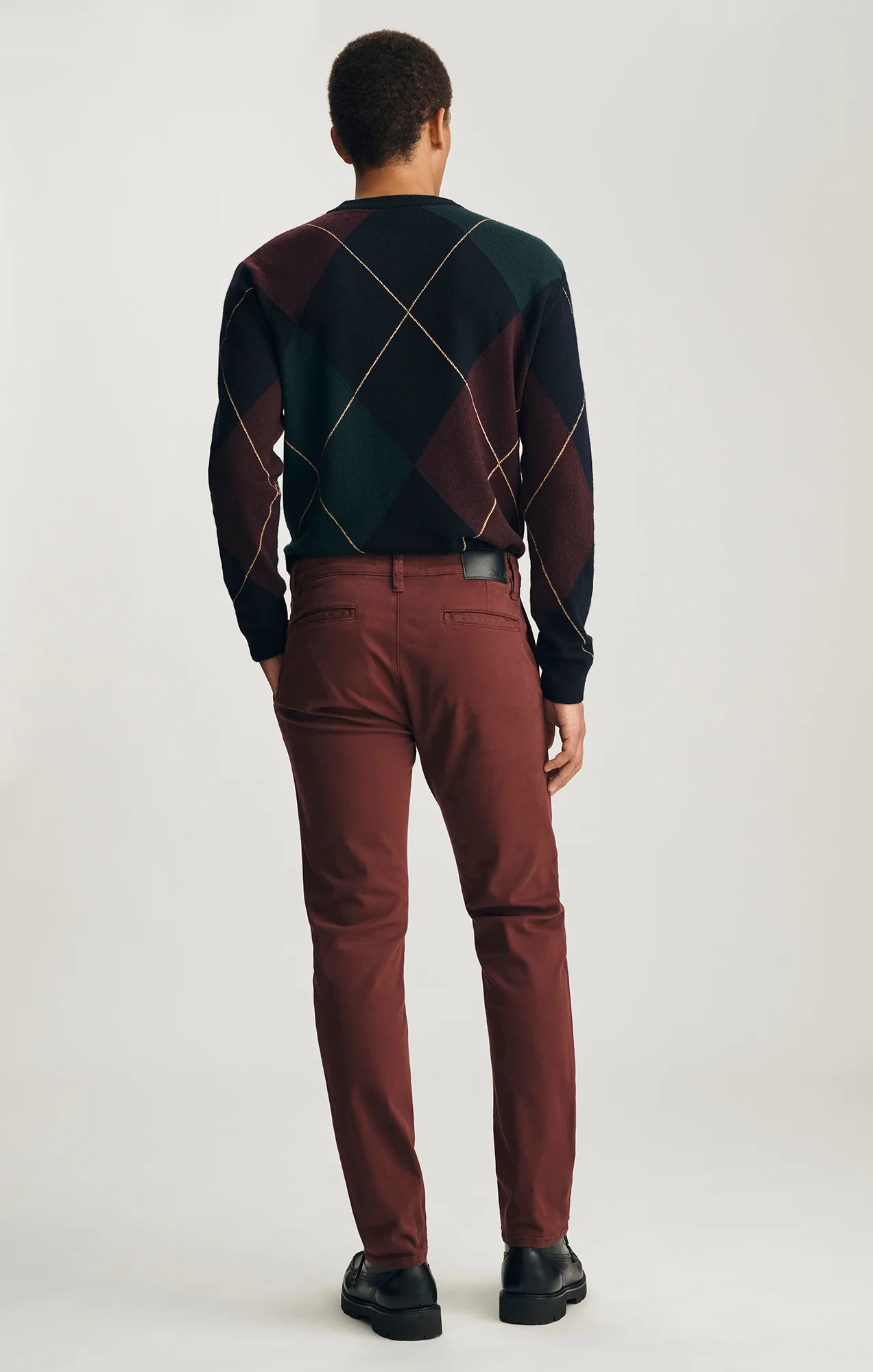 MILTON SLIM STRAIGHT CHINO IN PORT ROYALE CASUAL TWILL - Image 2