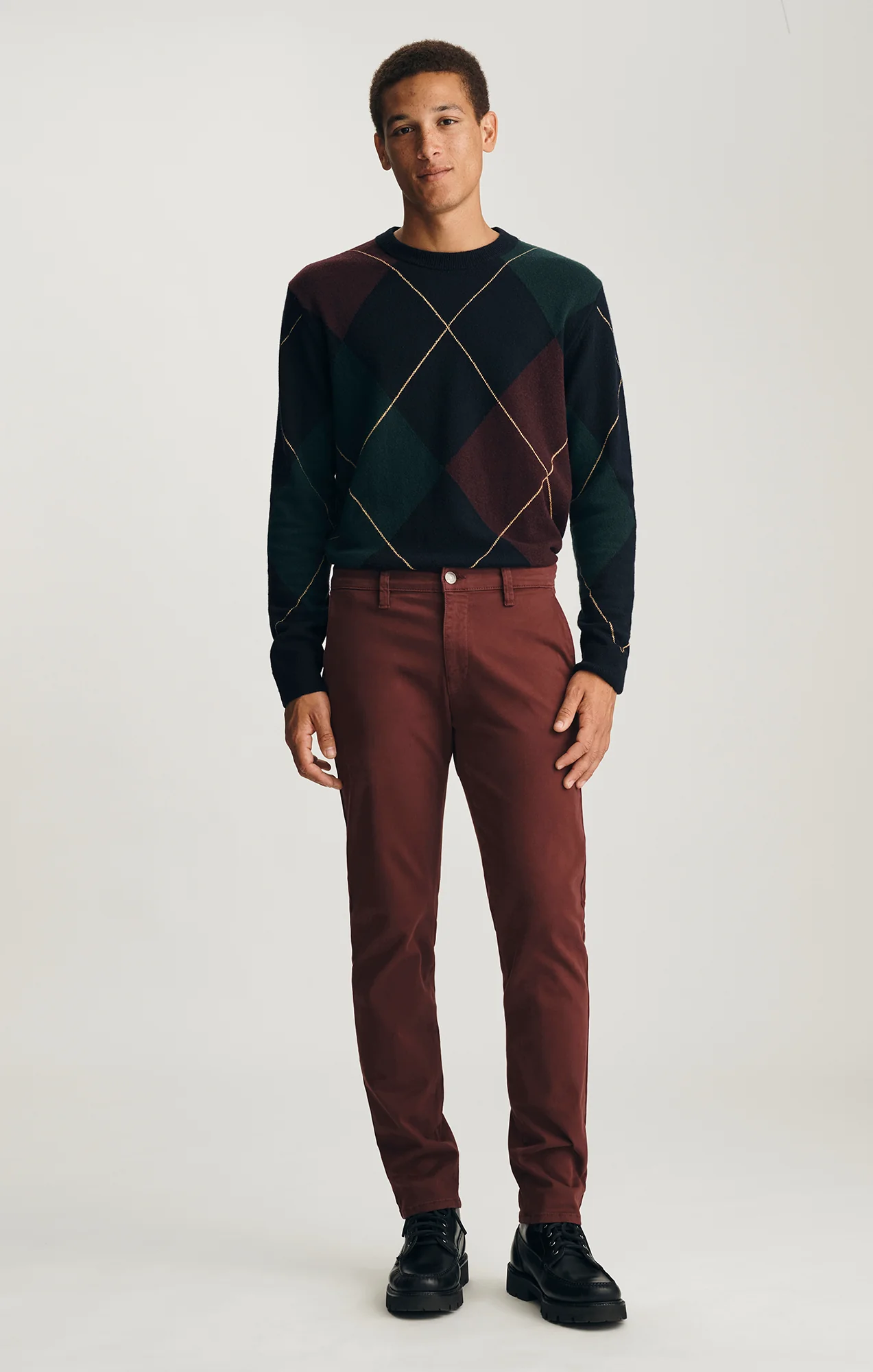 MILTON SLIM STRAIGHT CHINO IN PORT ROYALE CASUAL TWILL - Image 3