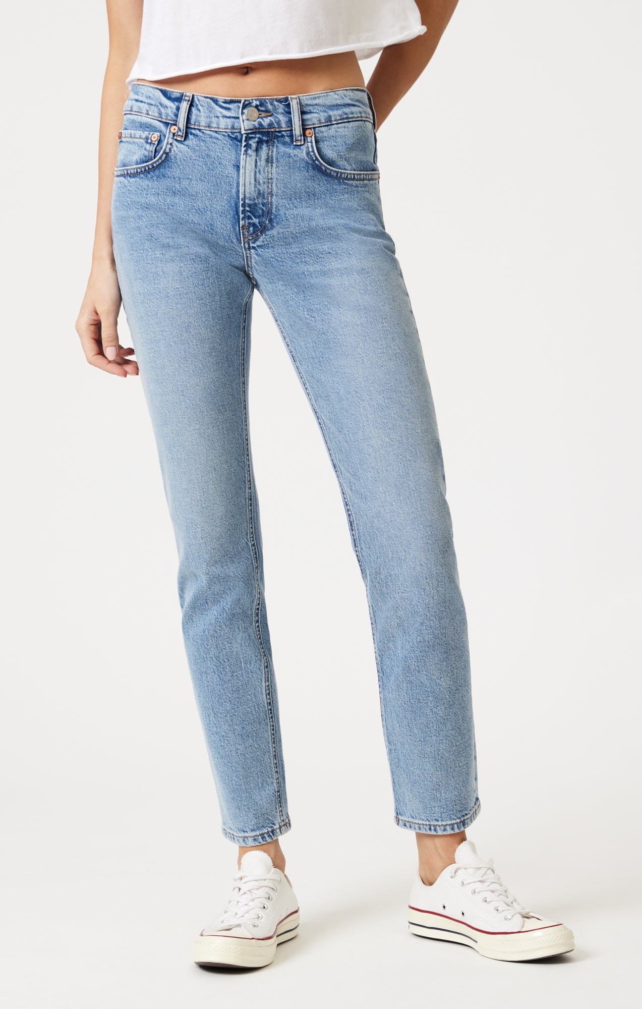 MIRELLA STRAIGHT LEG IN LIGHT BRUSHED CLASSIC BLUE - Image 3