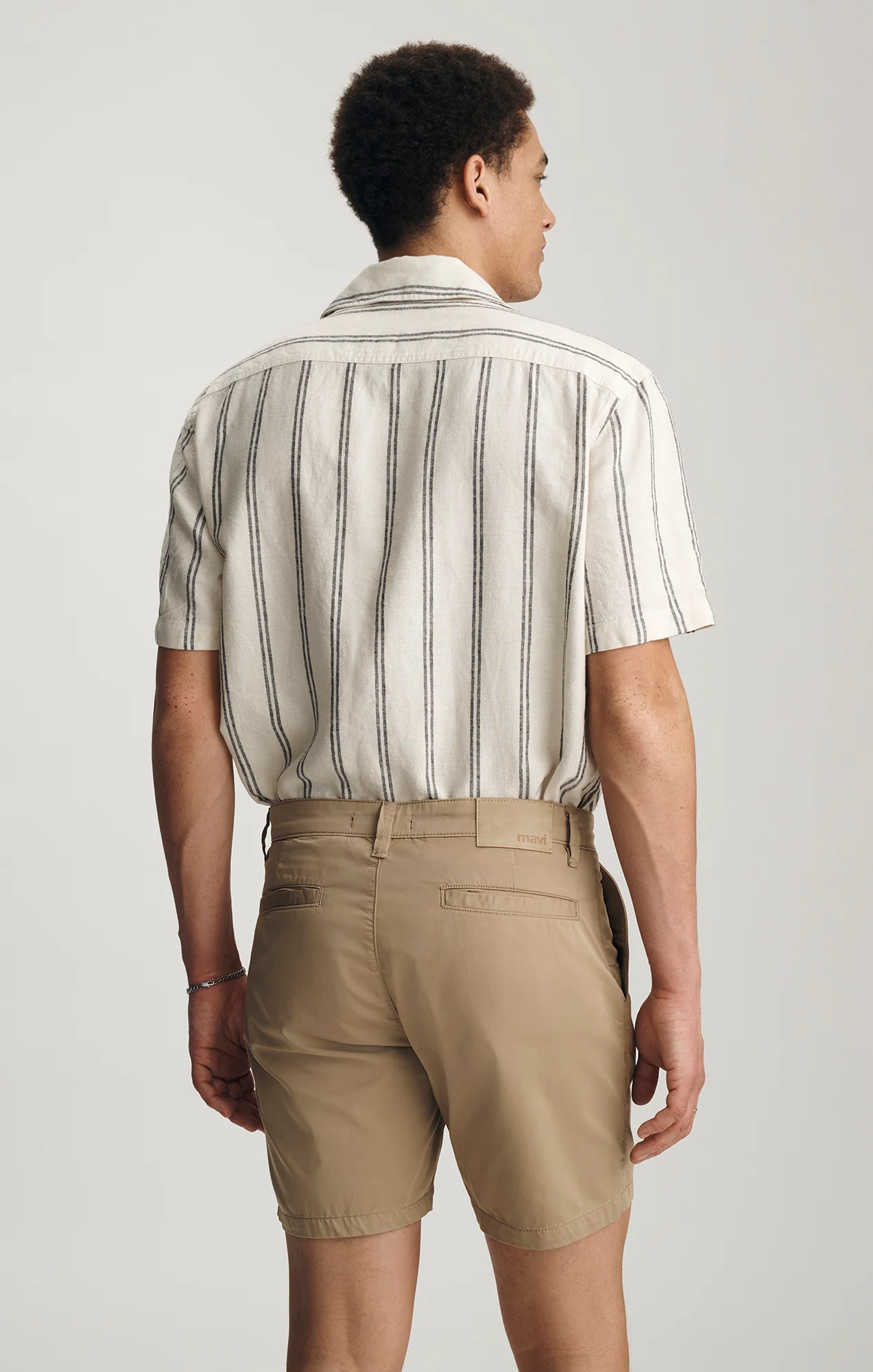 NATE CHINO SHORTS IN OXFORD TAN CITY SMART - Image 2