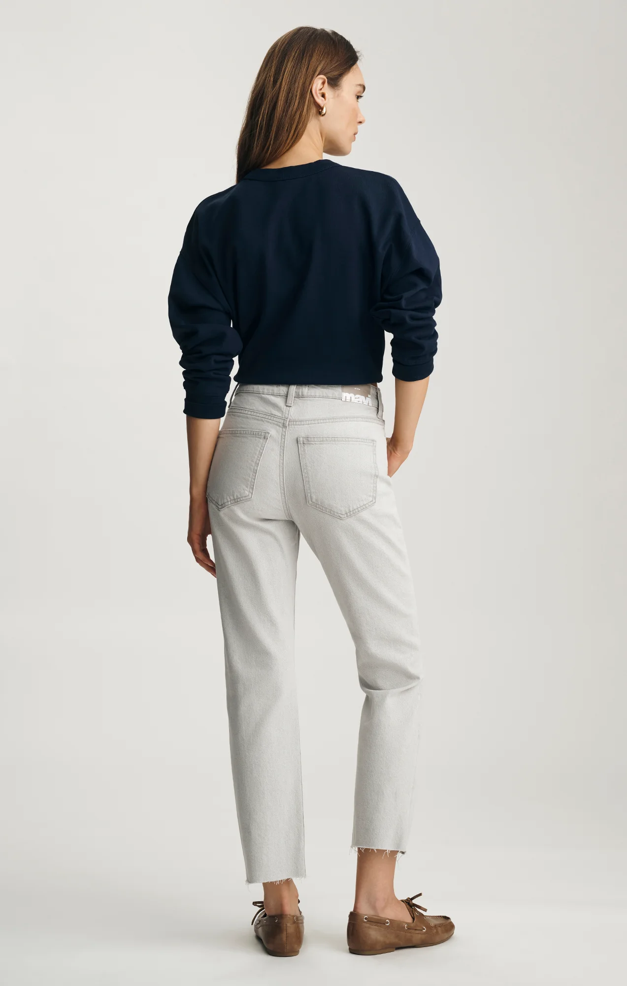 NEW YORK STRAIGHT LEG IN ICE GREY CLASSIC BLUE - Image 4